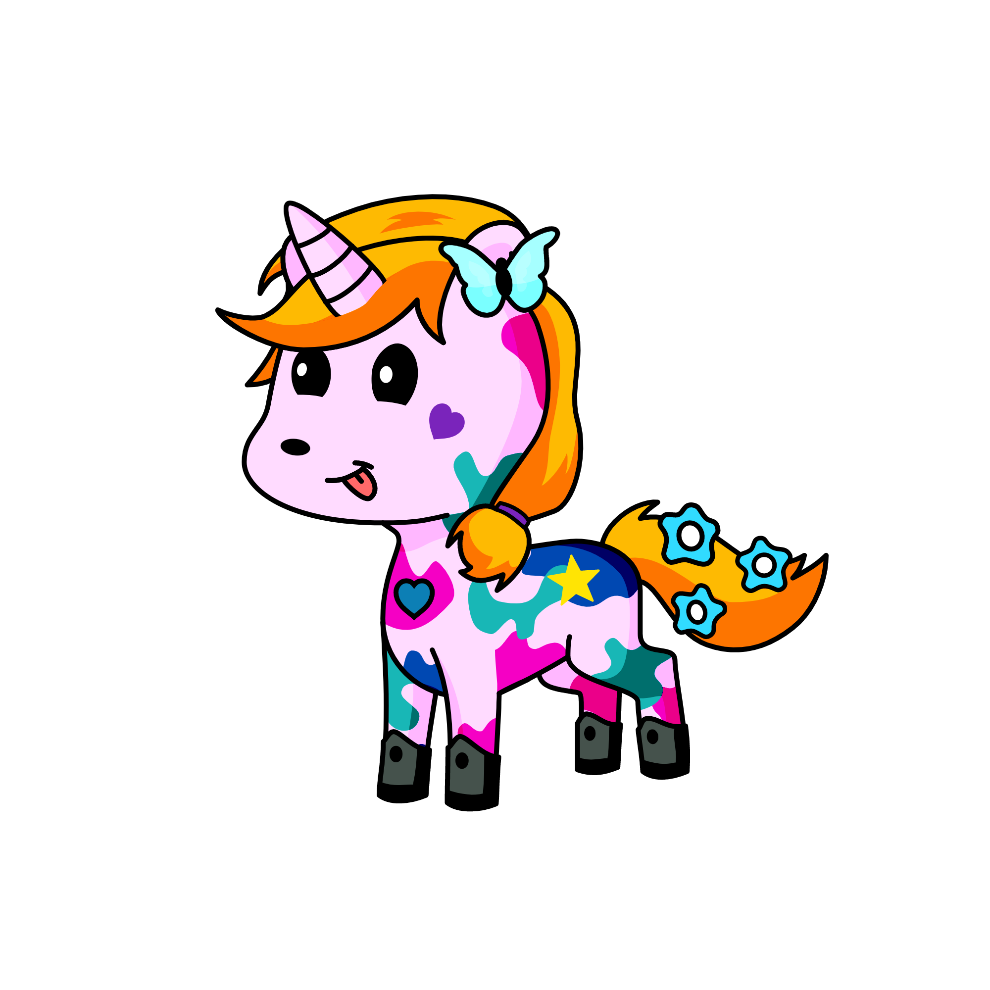 Painter, the unicorn