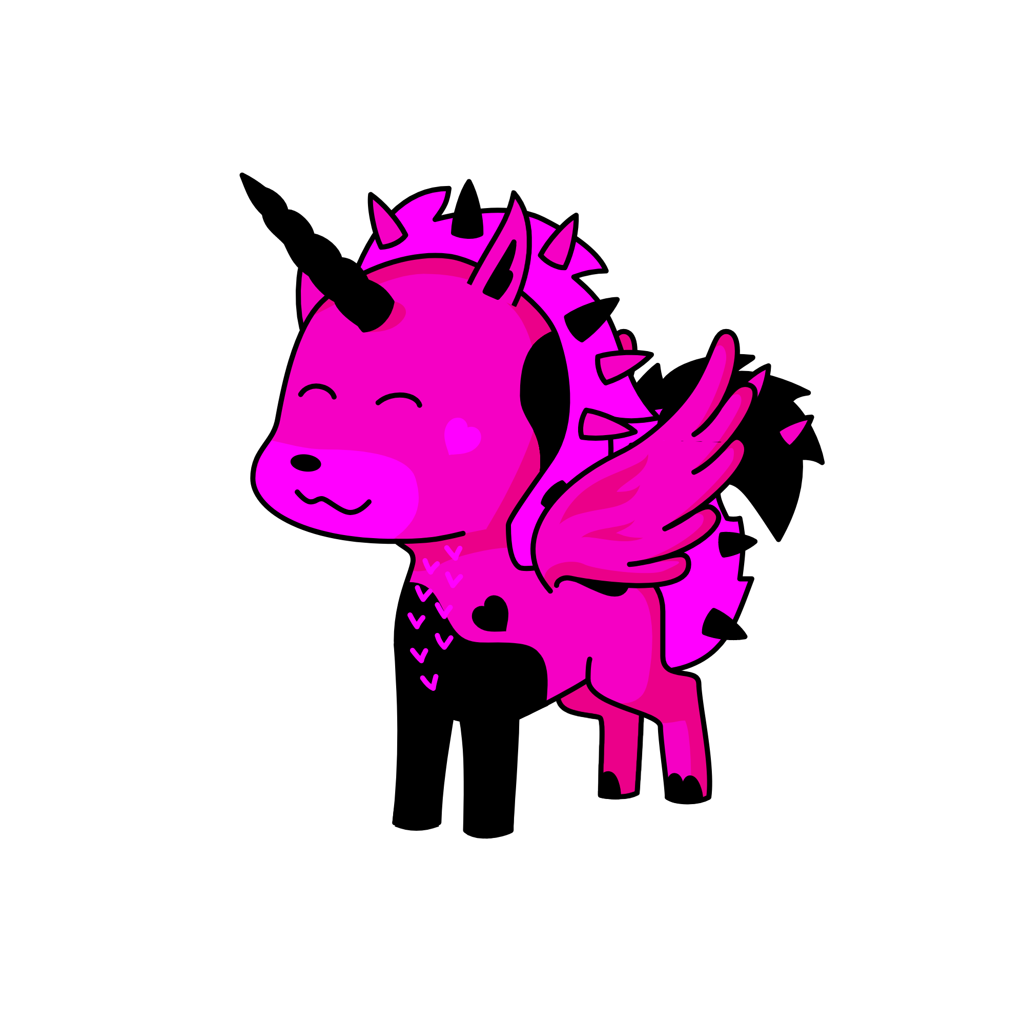 🤪Gothic Pink🤪, the unicorn