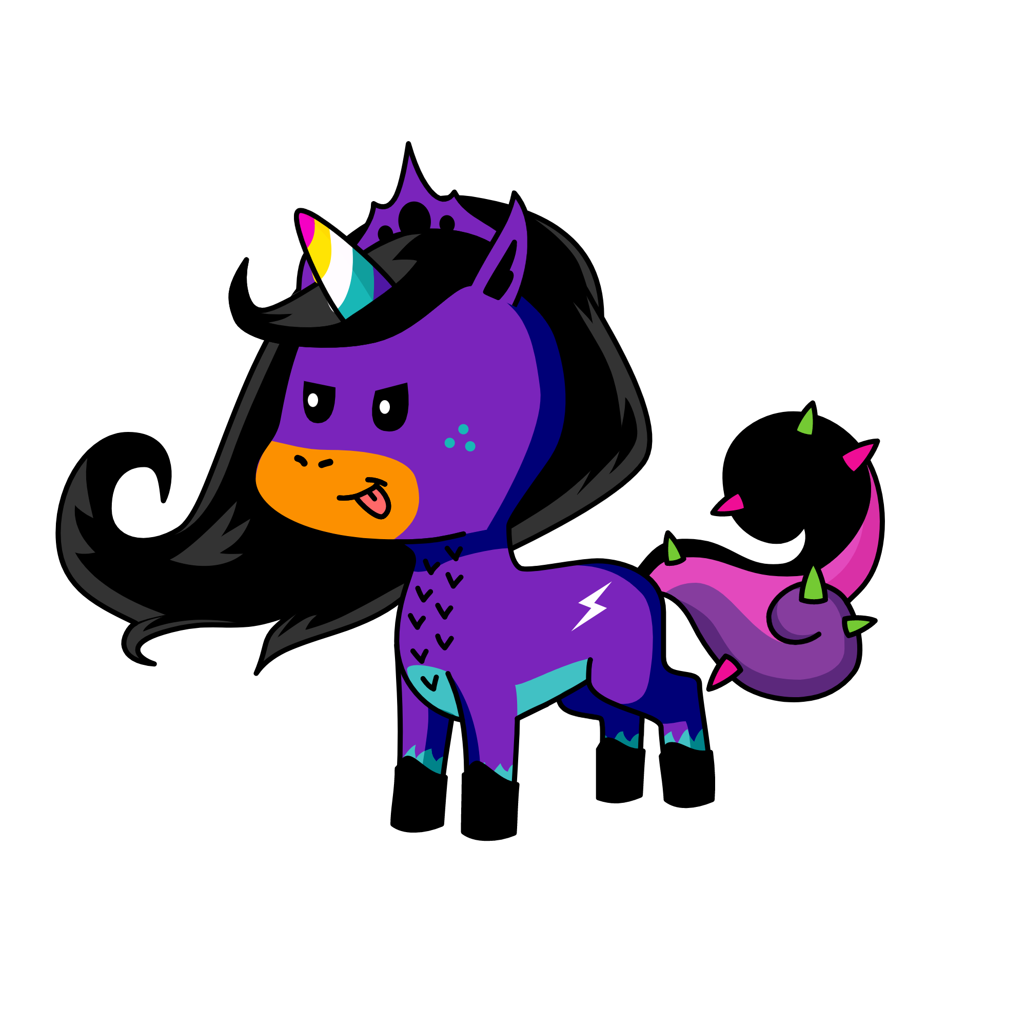 Midnight, the unicorn