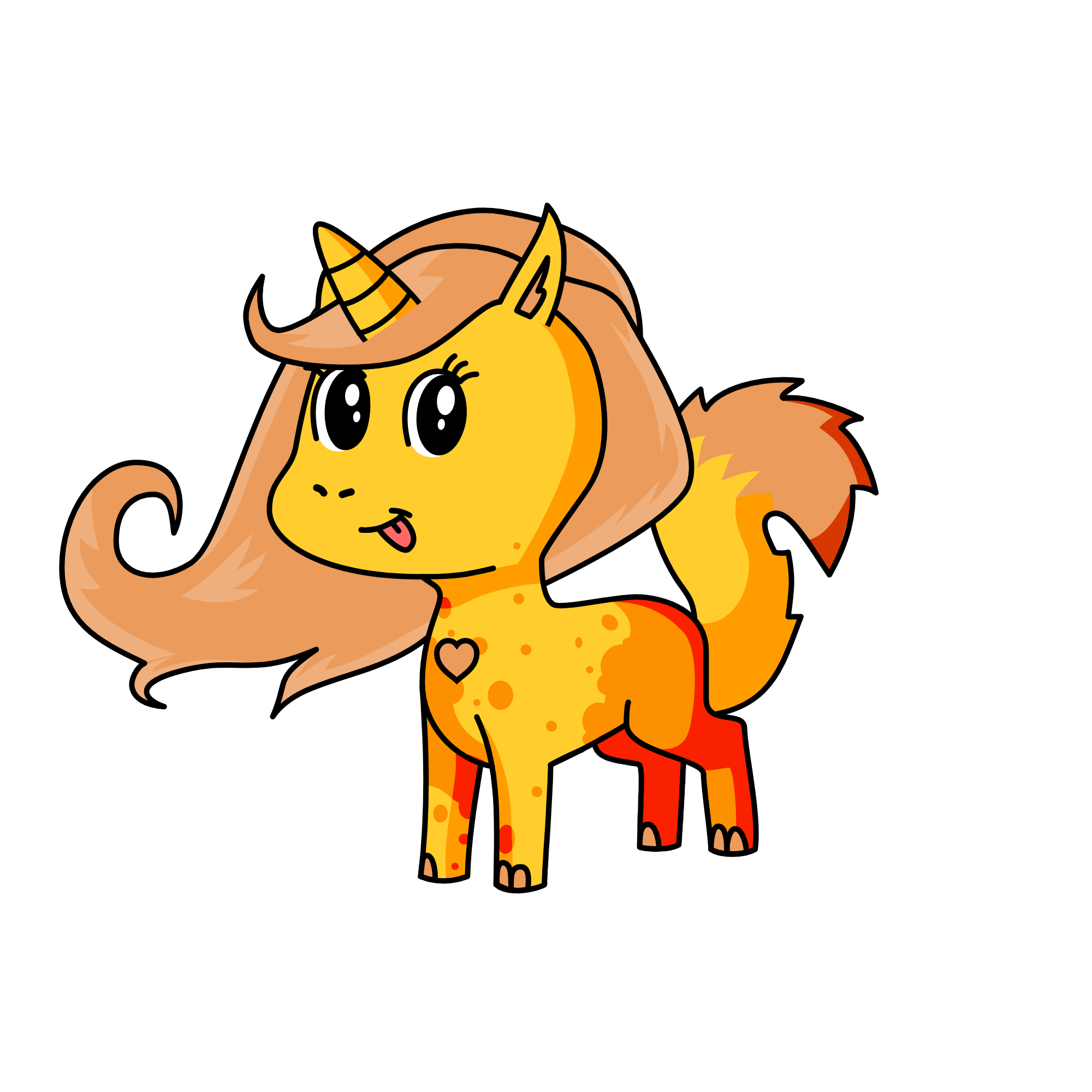 Sunny side up, the unicorn