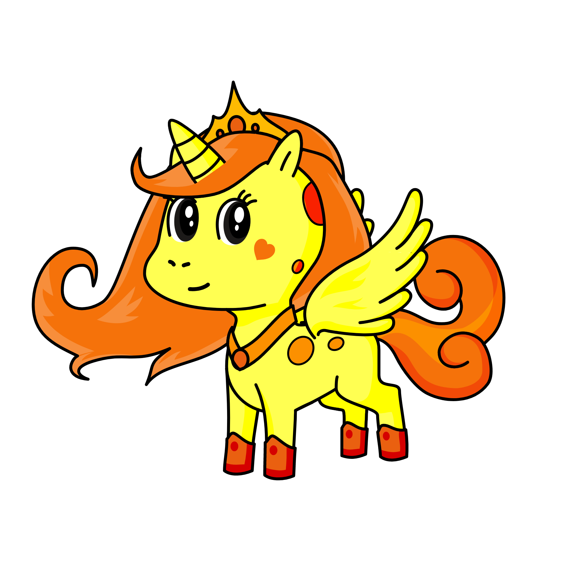 Princess Morning Glory, the unicorn