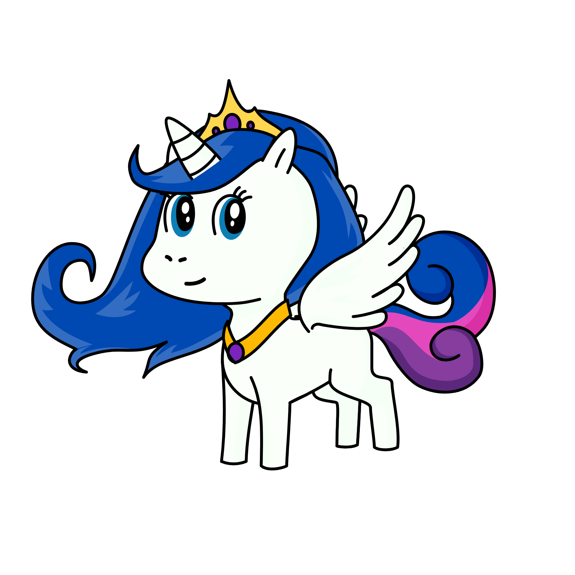 Princess celestia, the unicorn
