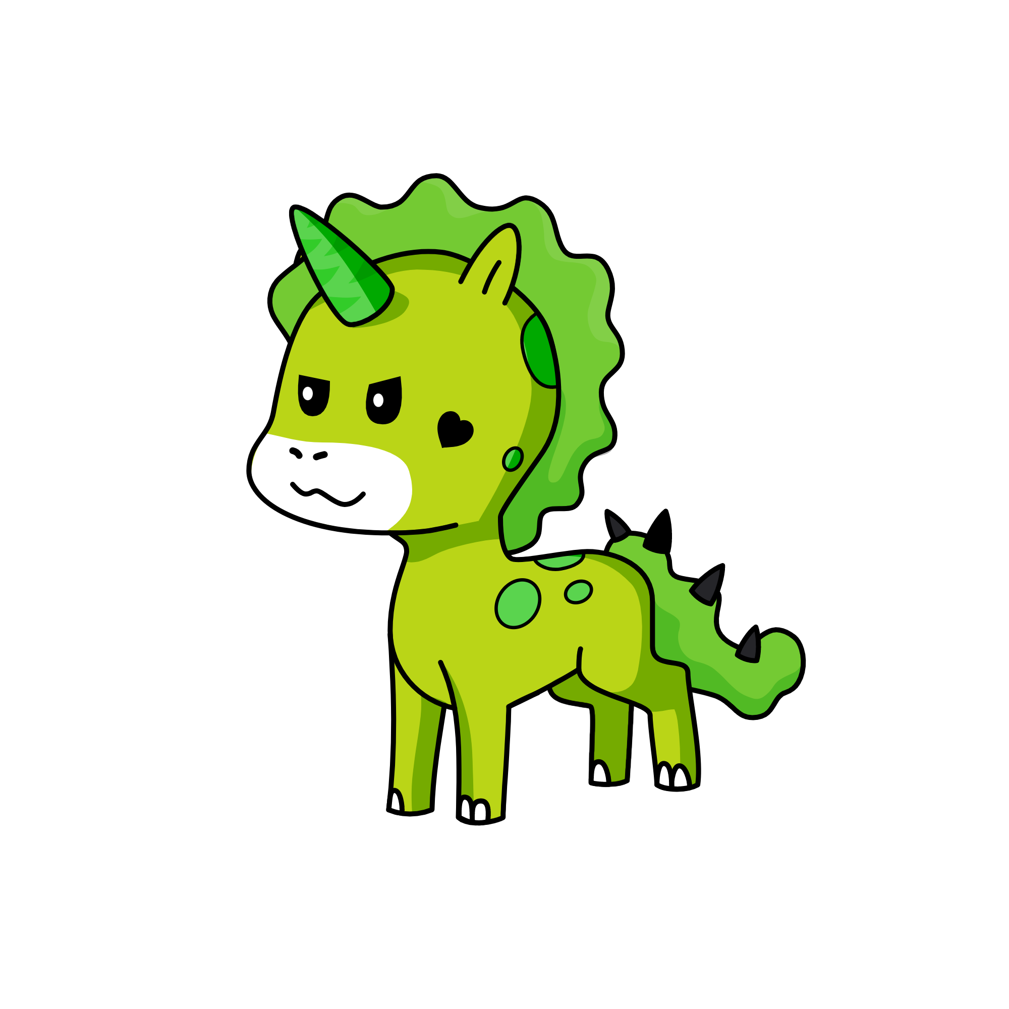 Bozo, the unicorn
