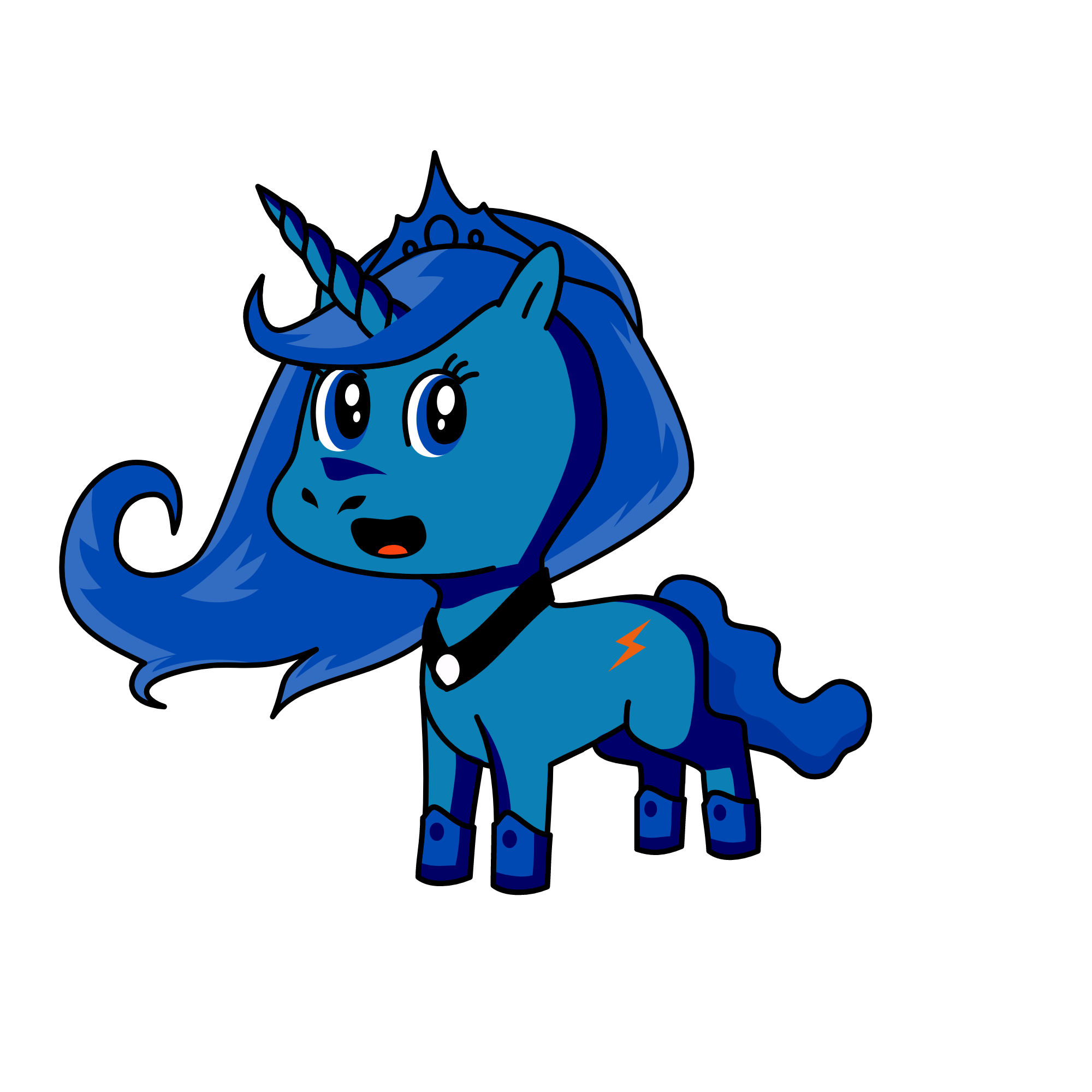 Luna, the unicorn