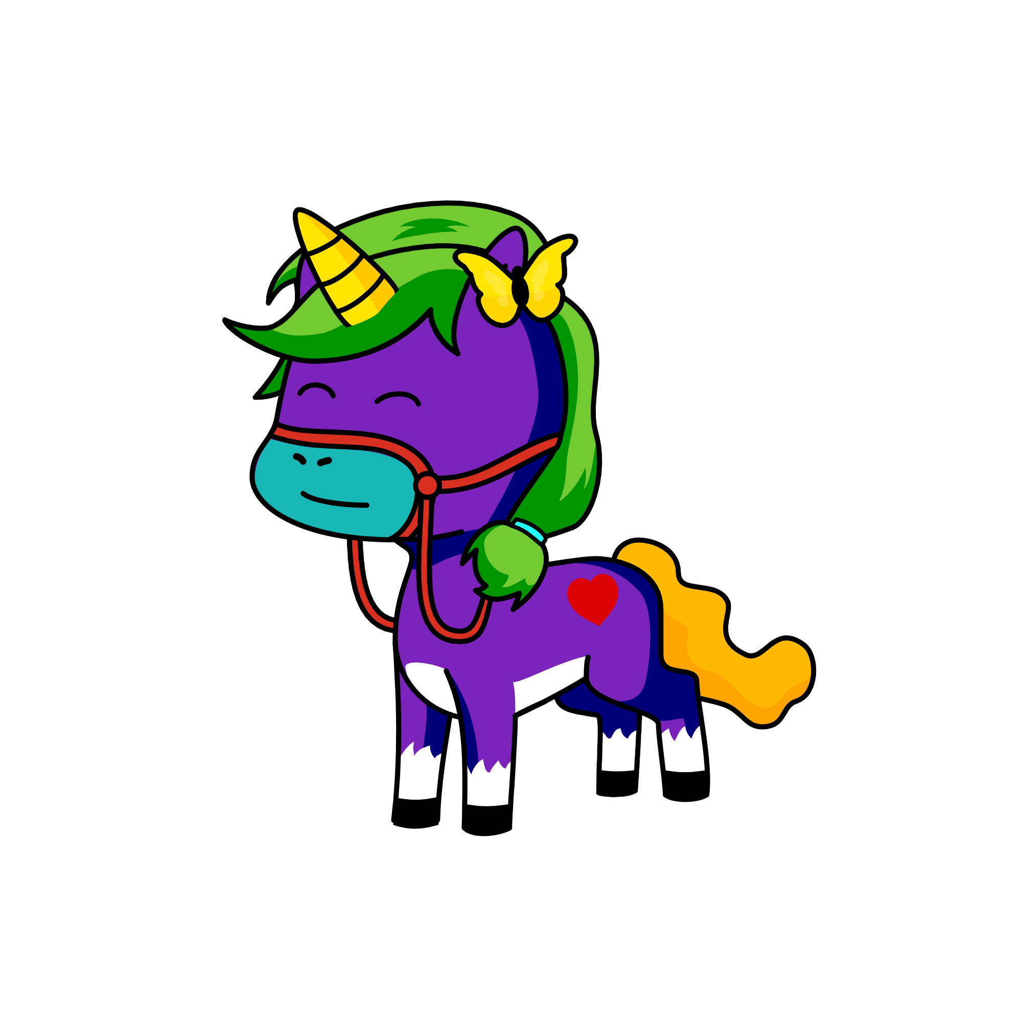 Grape, the unicorn