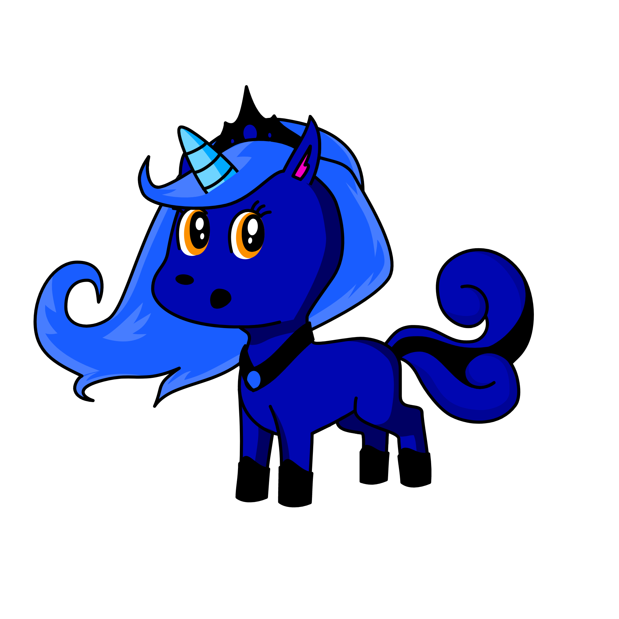 night mare moon, the unicorn
