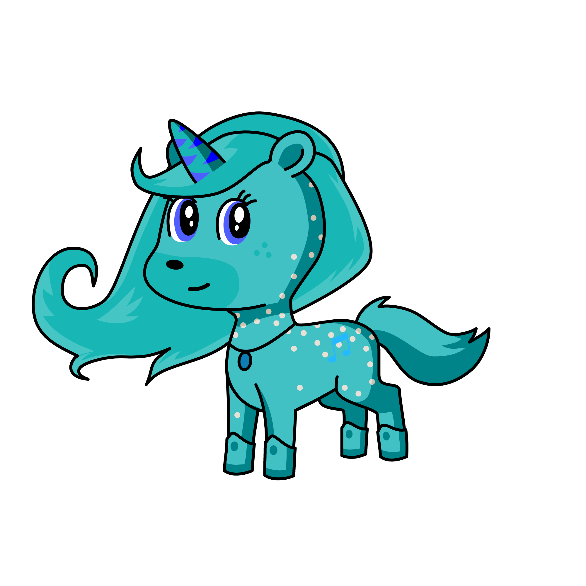 snow queen, the unicorn