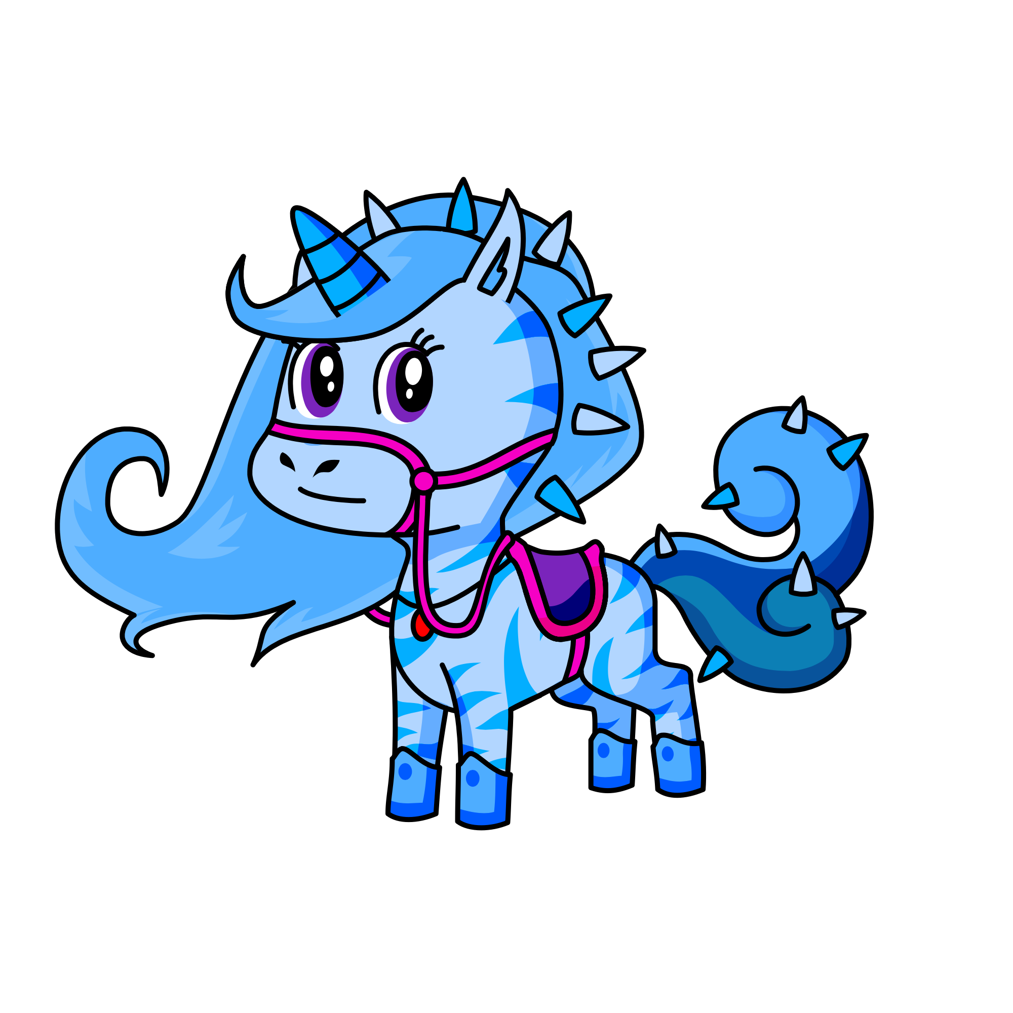 🦩, the unicorn