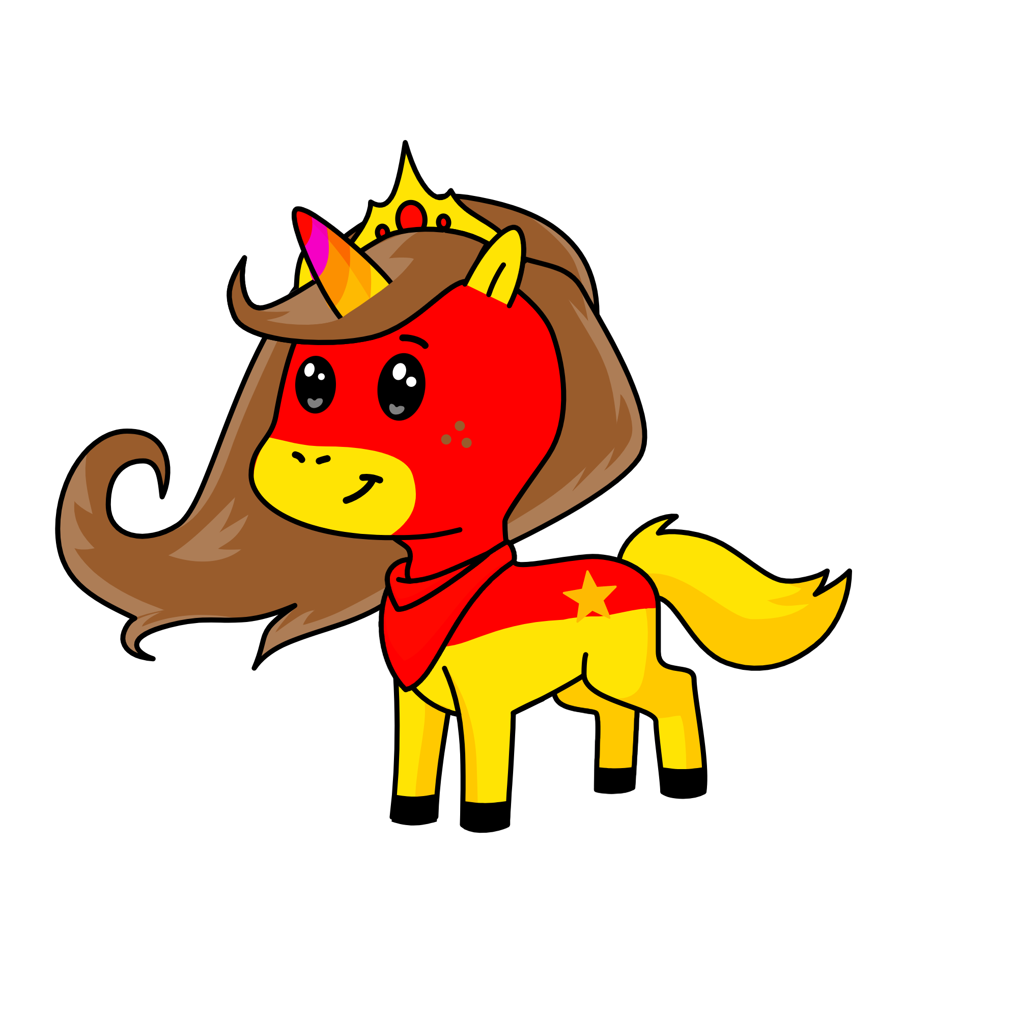 Red Riding Hood, the unicorn