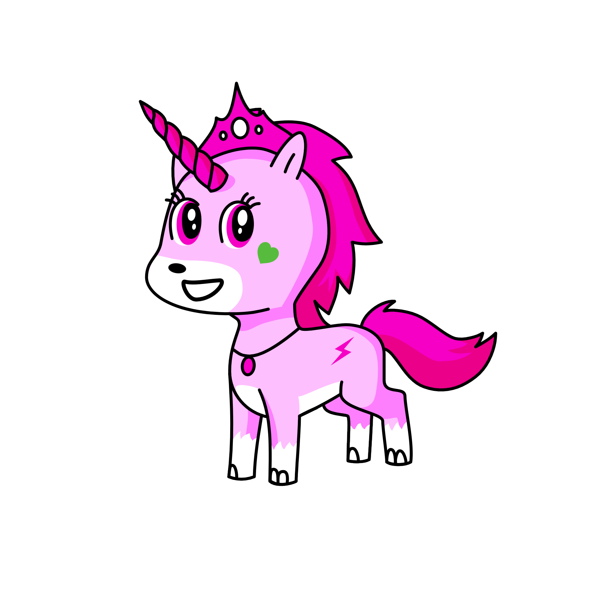 NIGHT SPARKLE, the unicorn