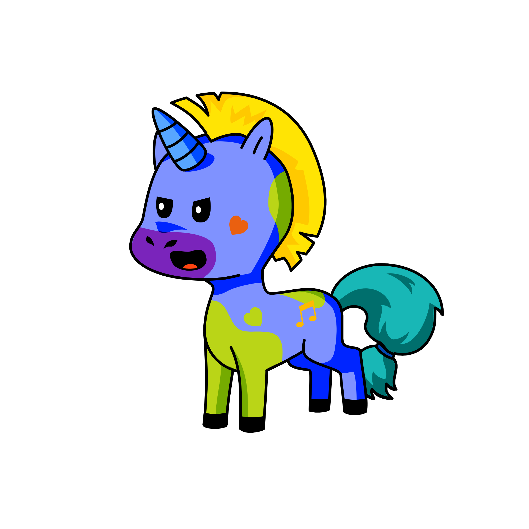 paint, the unicorn