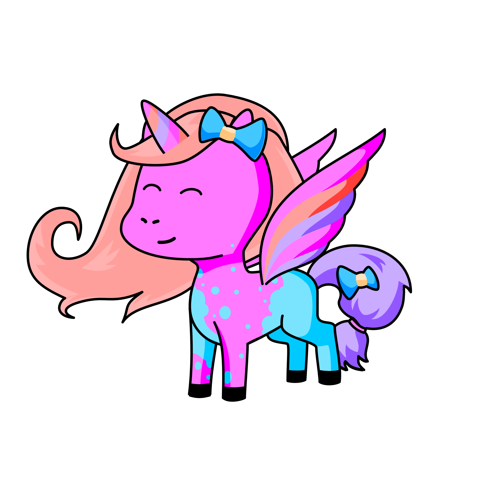 Addy, the unicorn