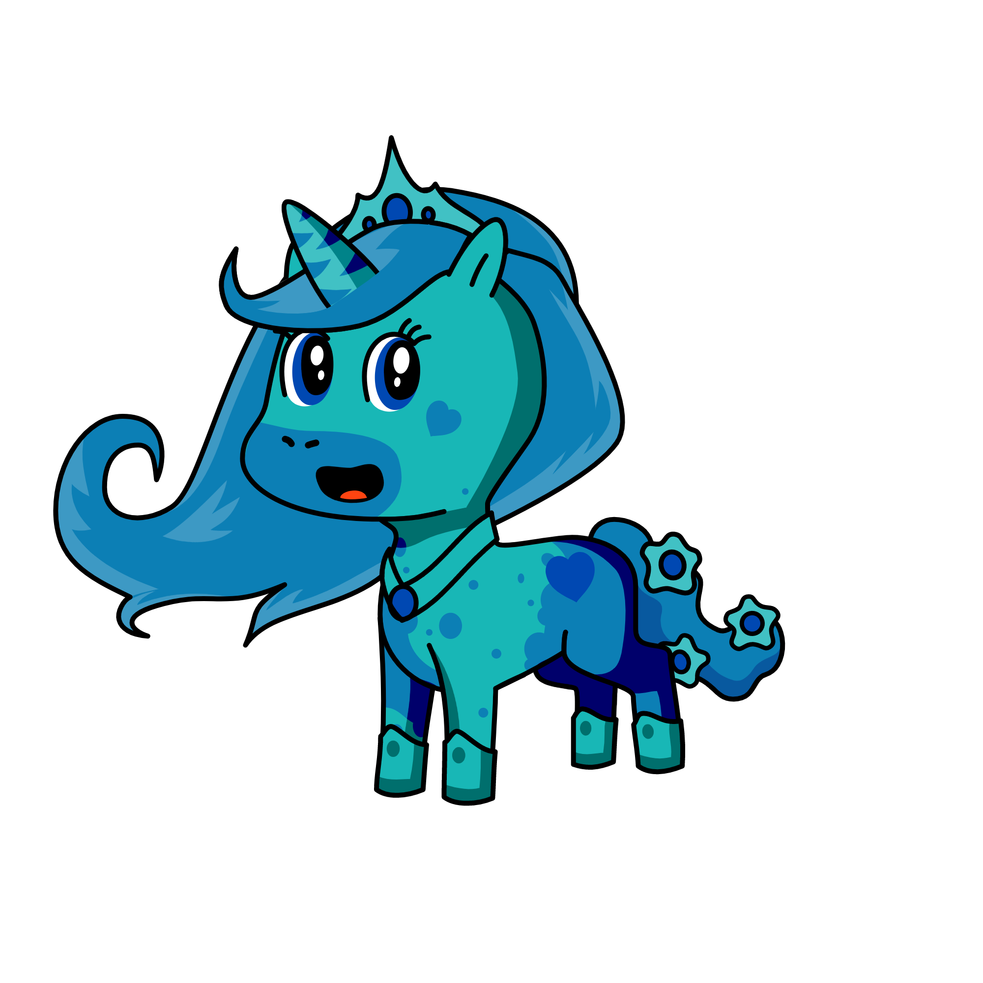 Winter, the unicorn