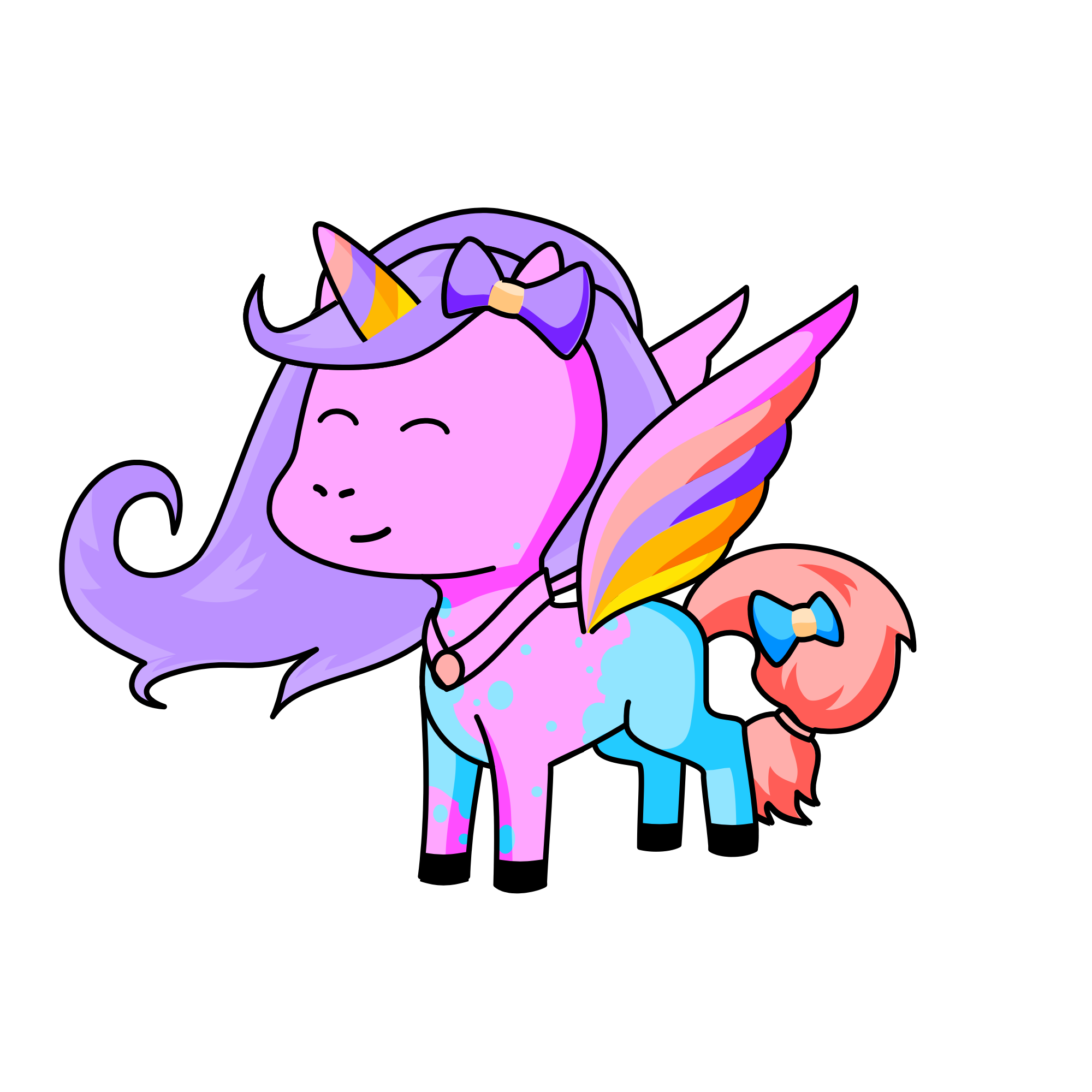 Addy , the unicorn