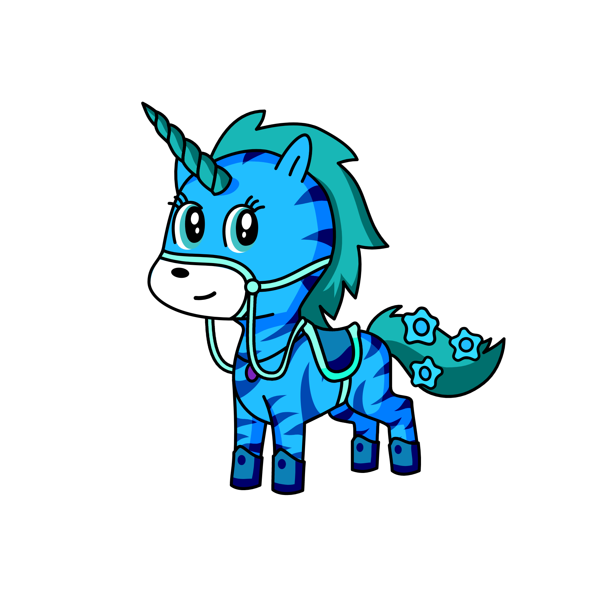 snowy, the unicorn