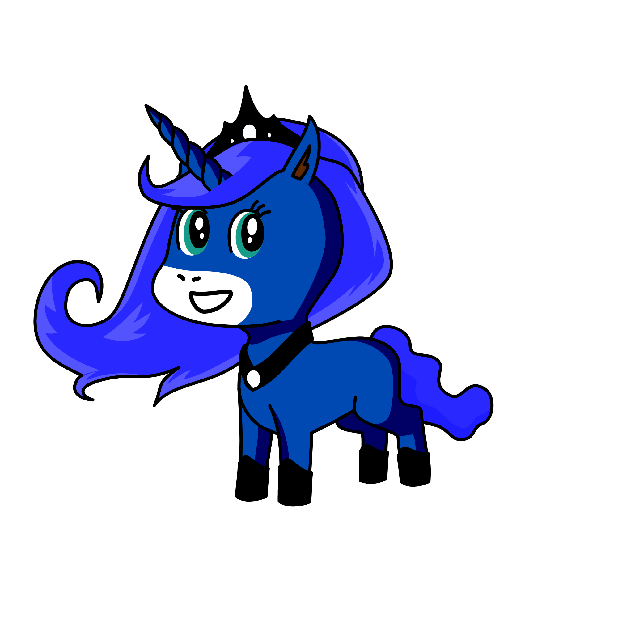 Princess Luna , the unicorn