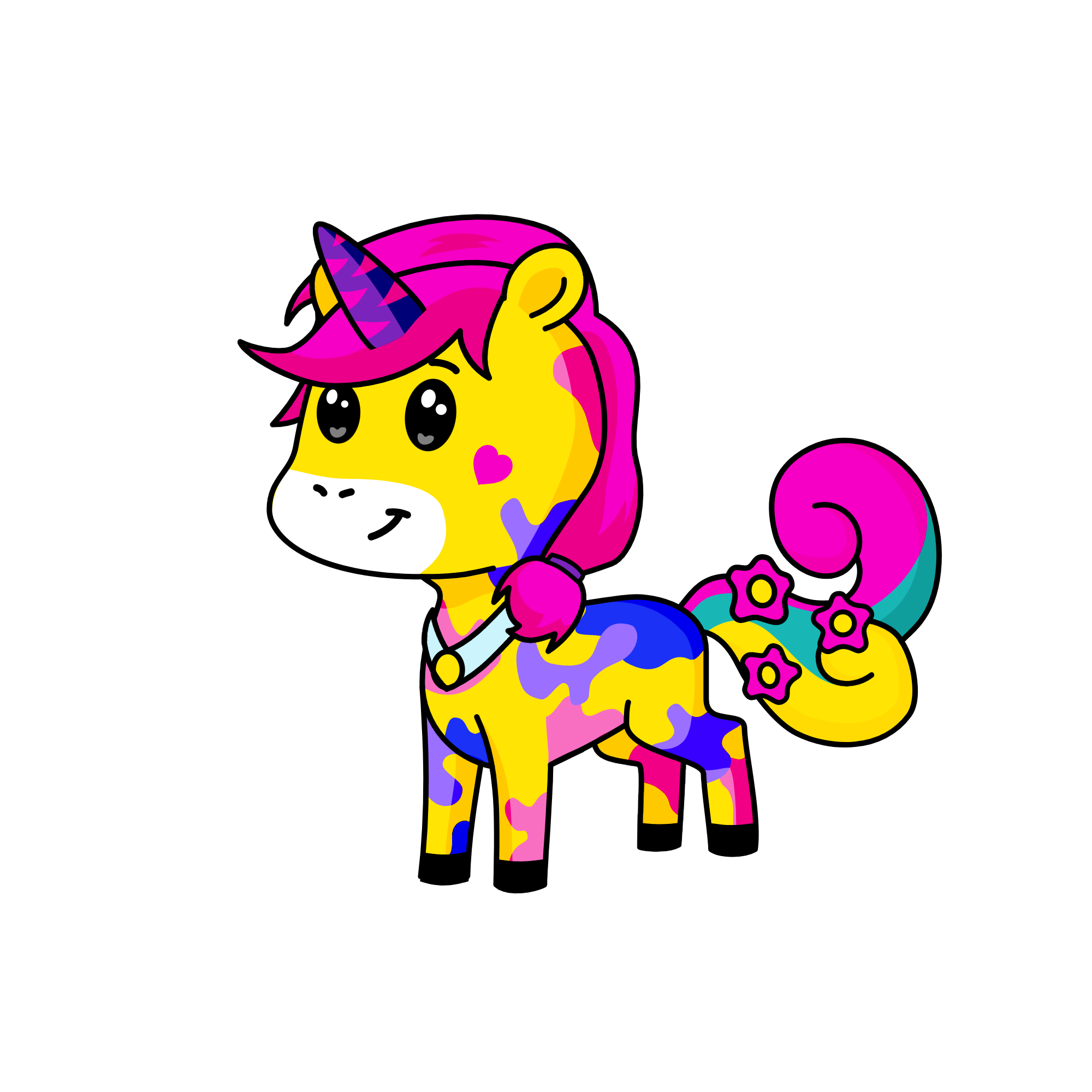 小天仙, the unicorn