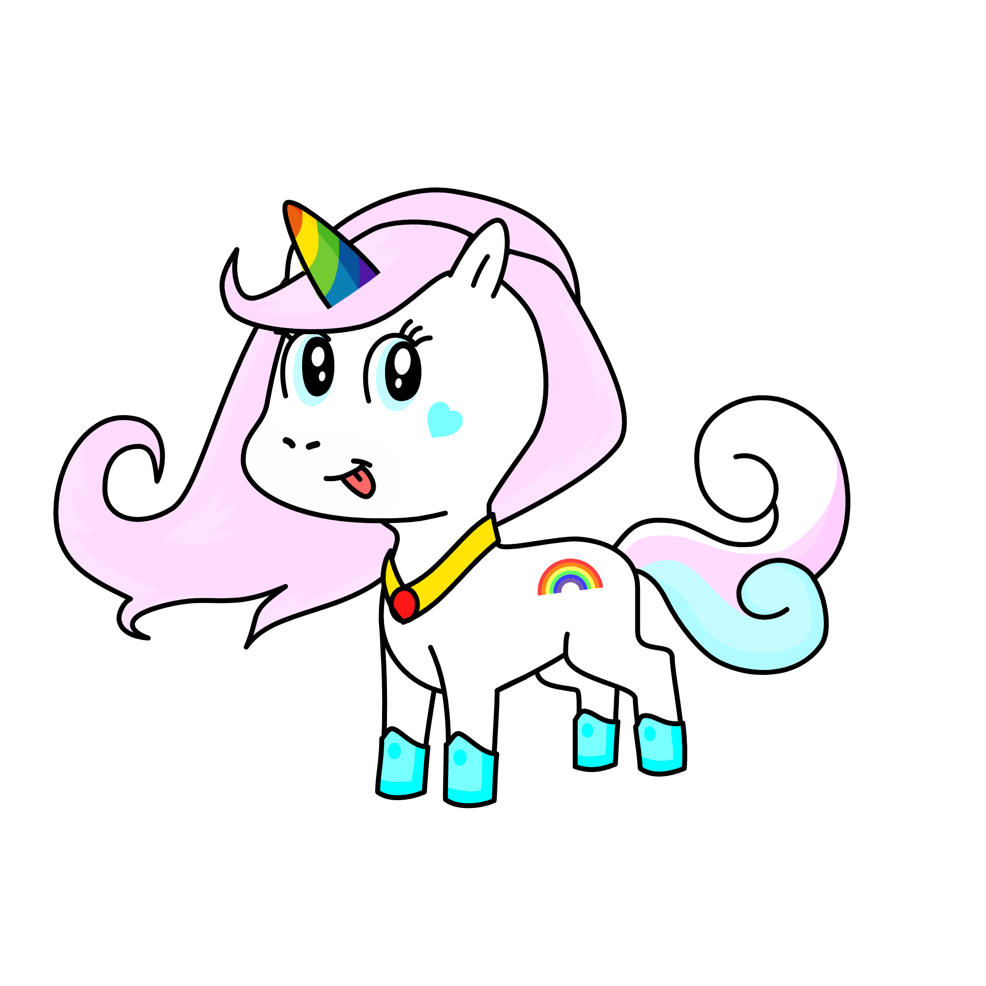 rainbow, the unicorn
