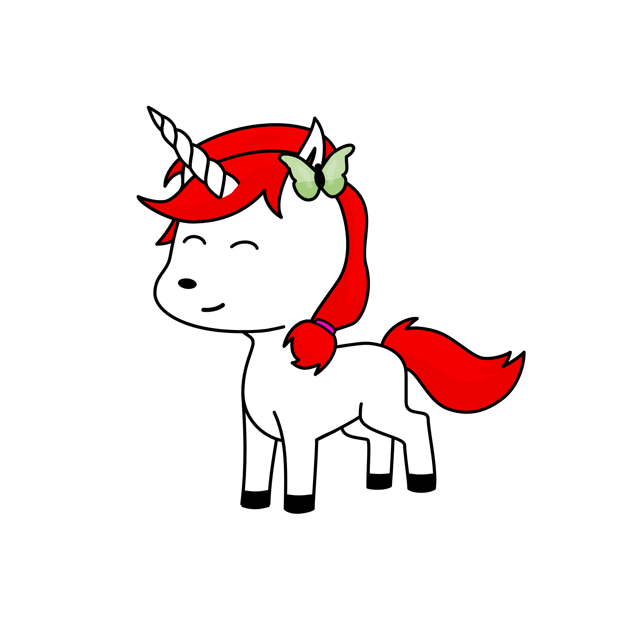 FIRE BURN, the unicorn