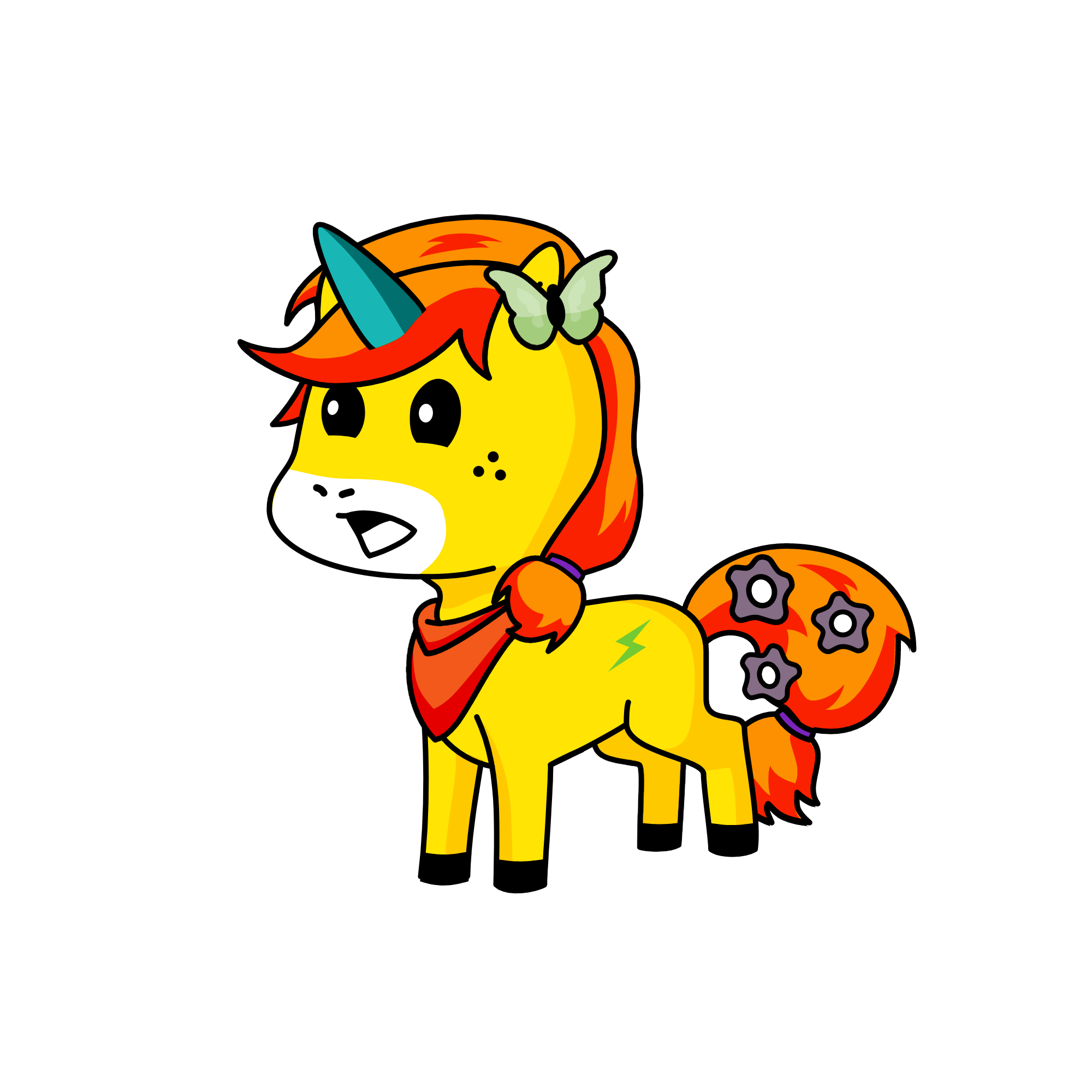hoody, the unicorn