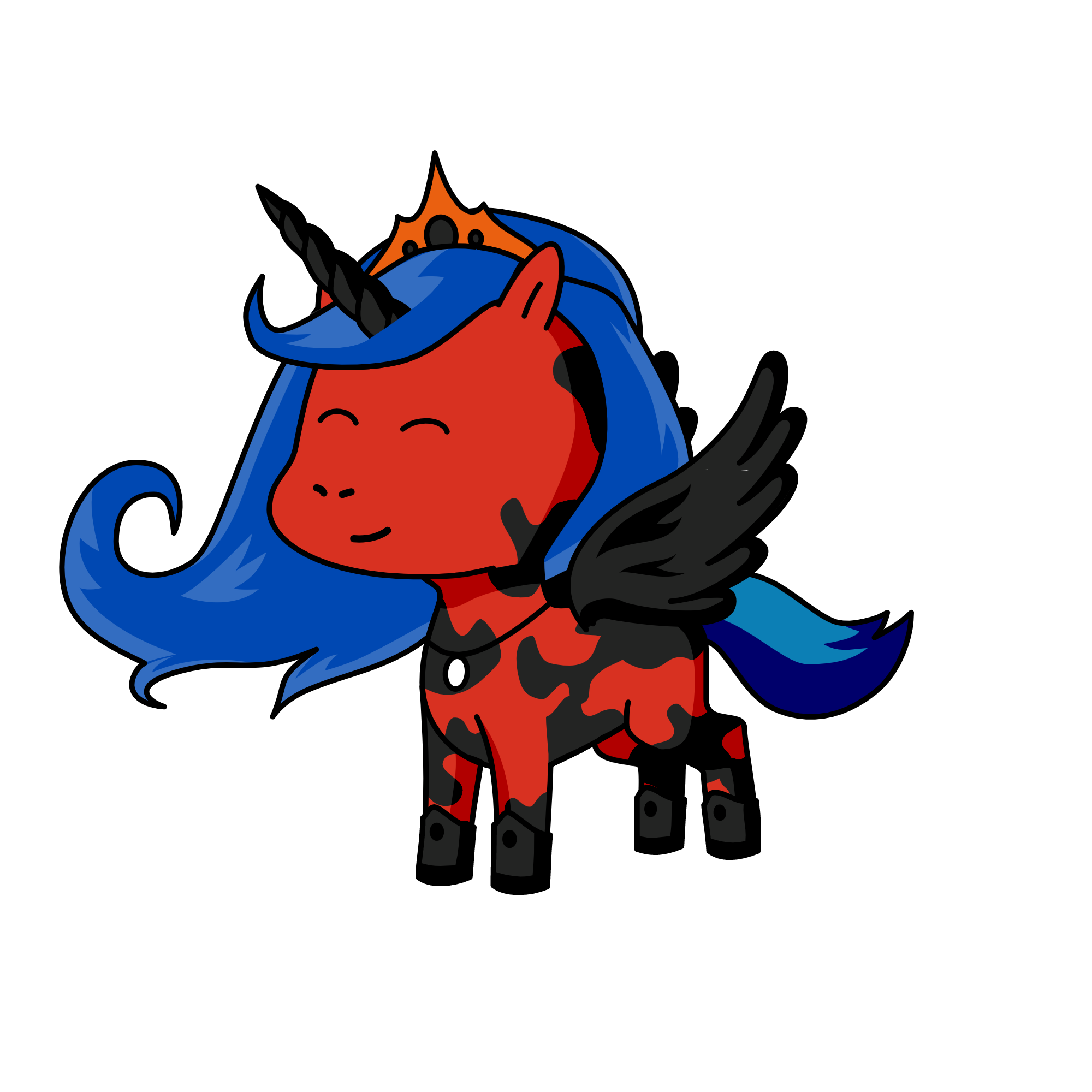 Ladybug, the unicorn