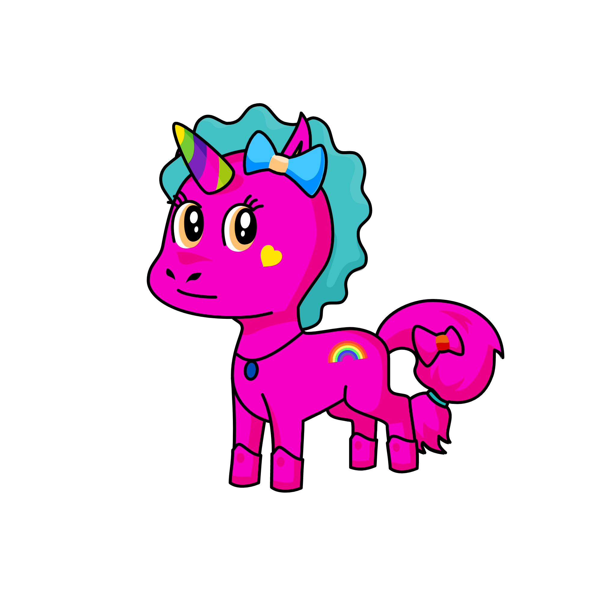 rainbow, the unicorn