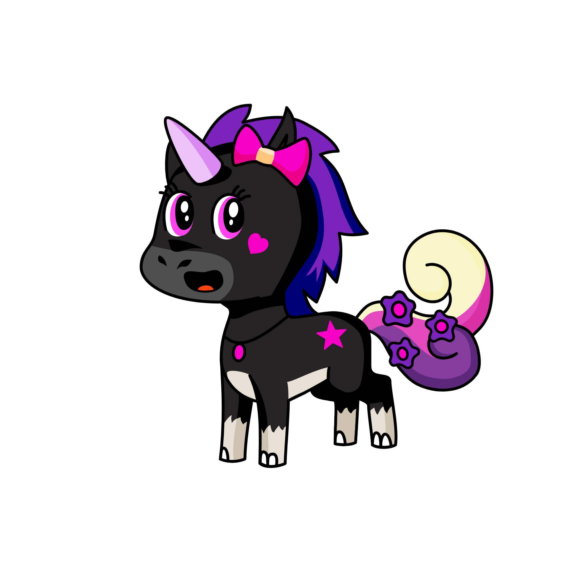 pinky, the unicorn