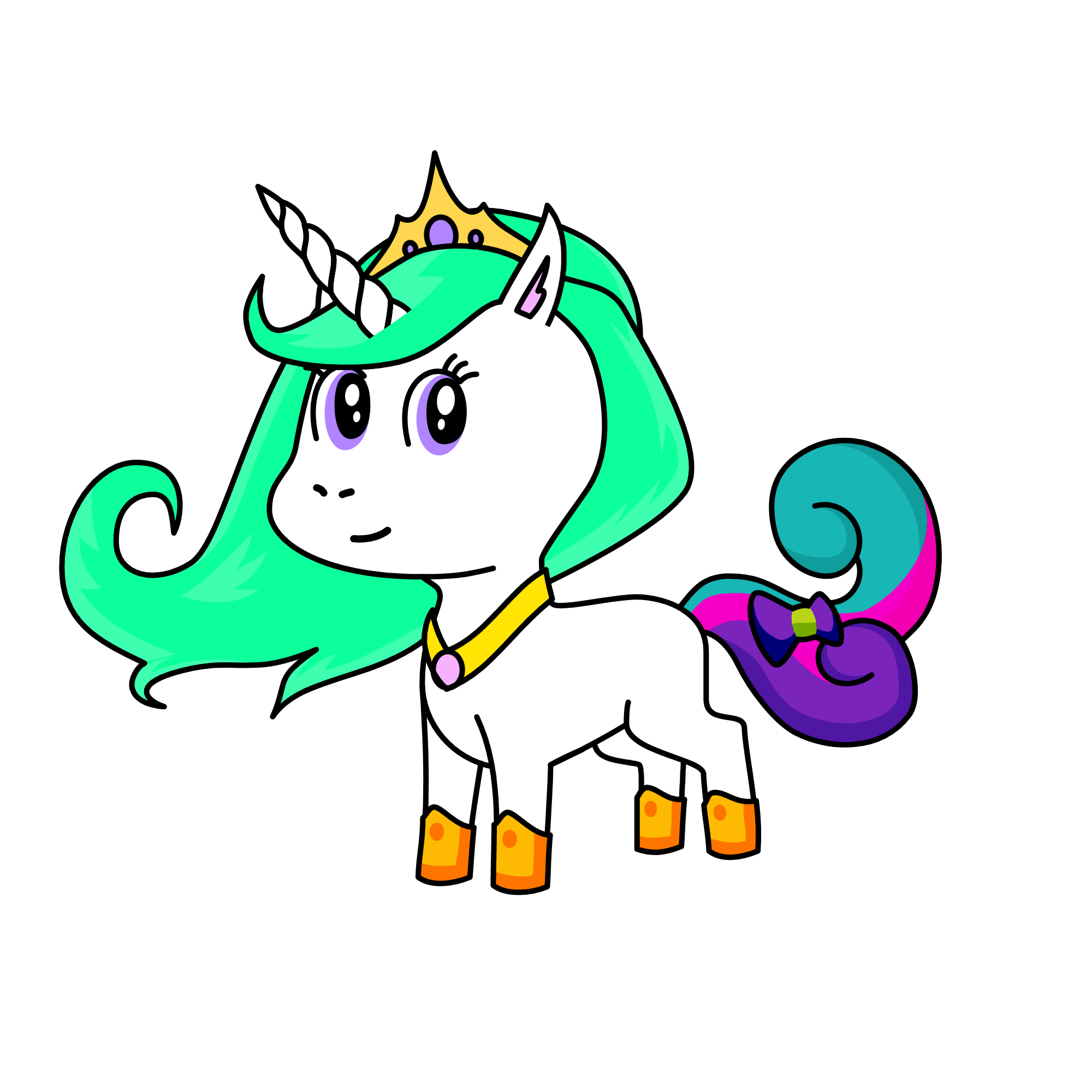 Princess Celestia, the unicorn