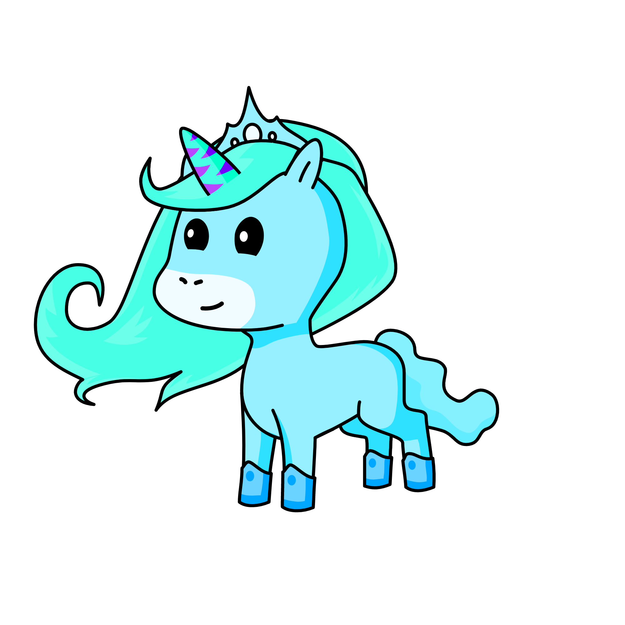 snow, the unicorn