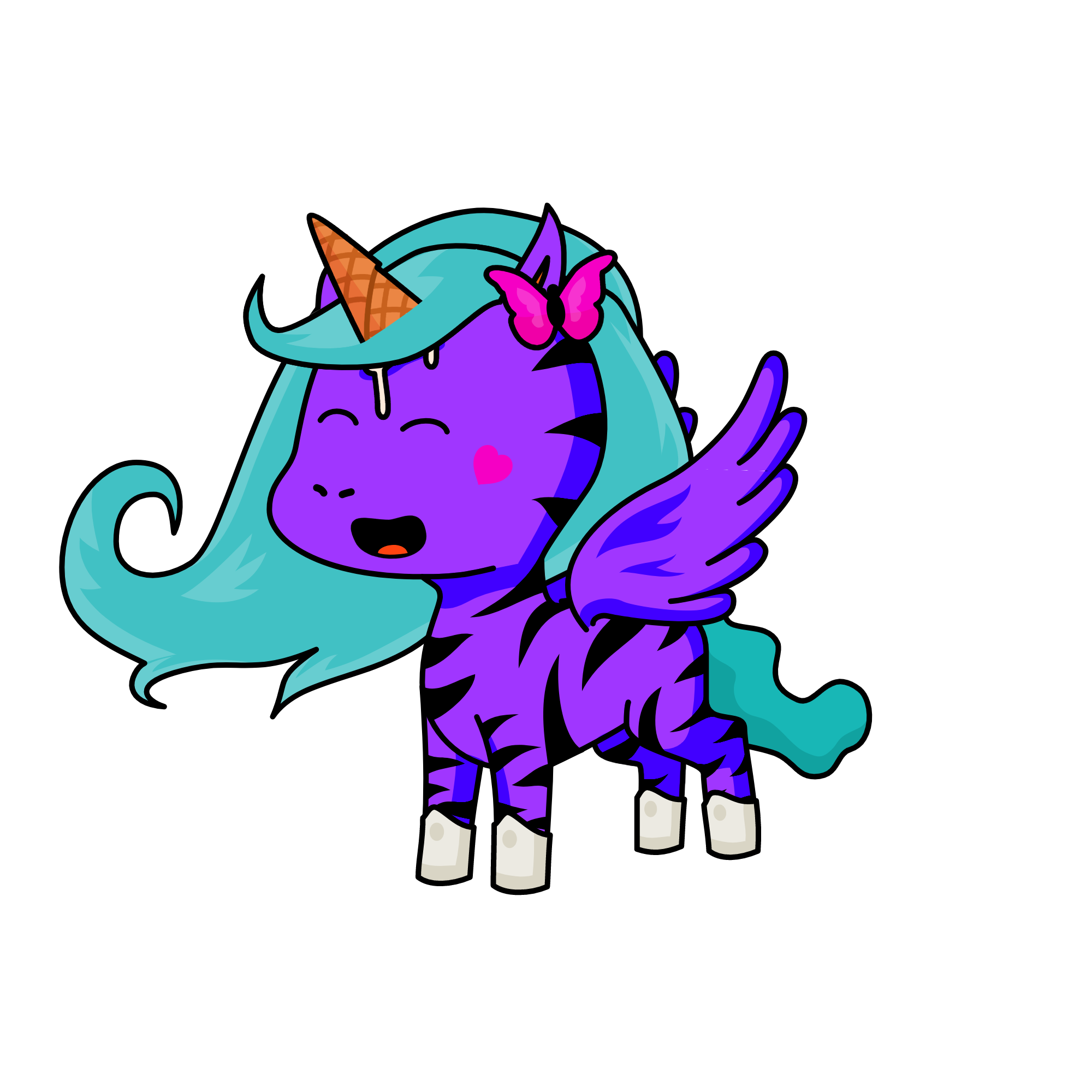 jumpluff, the unicorn