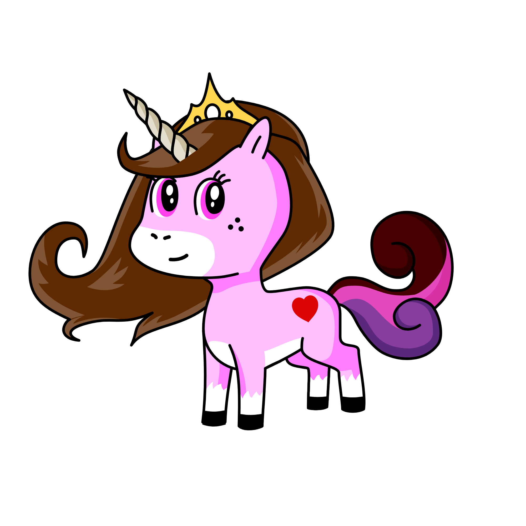 pony, the unicorn
