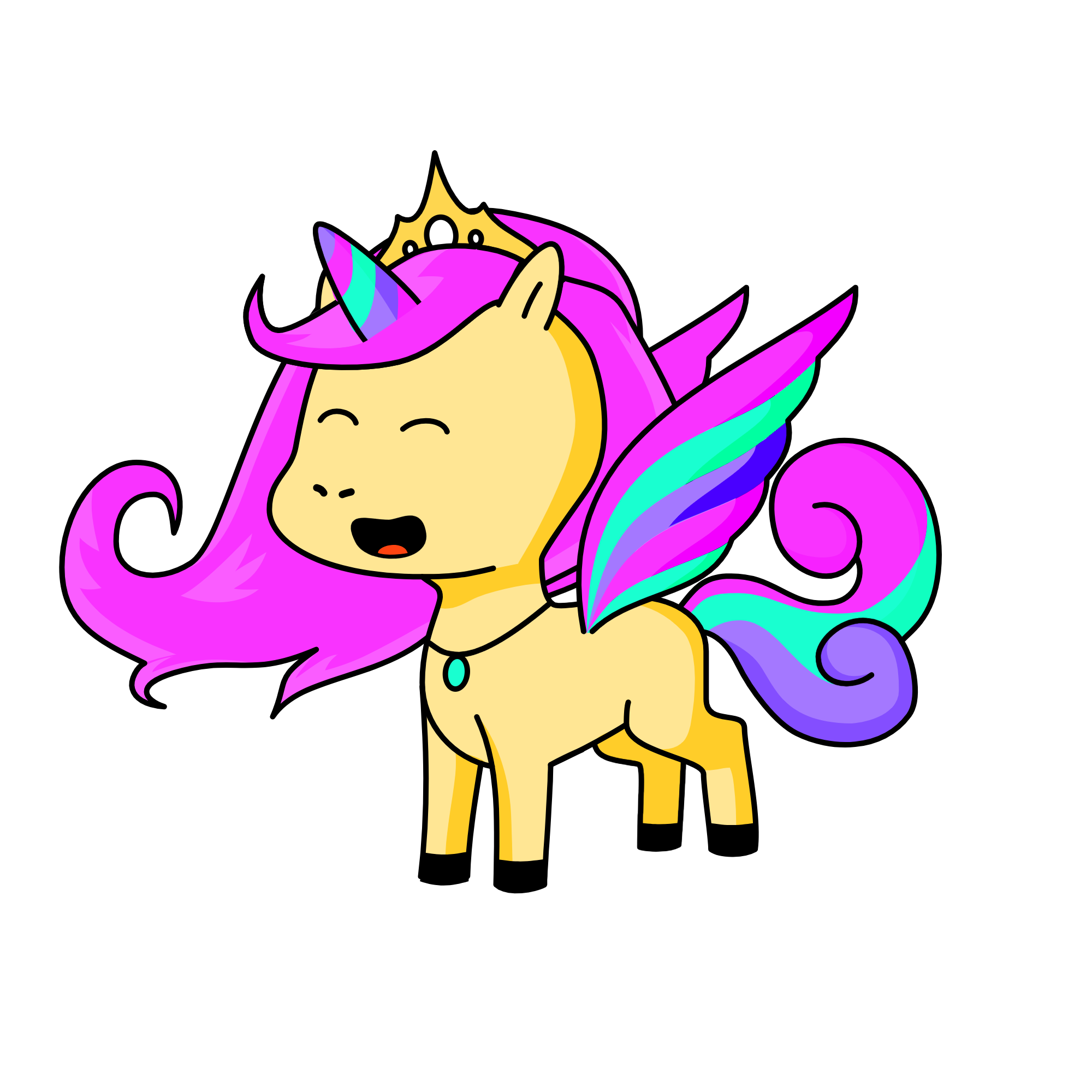 Melony, the unicorn