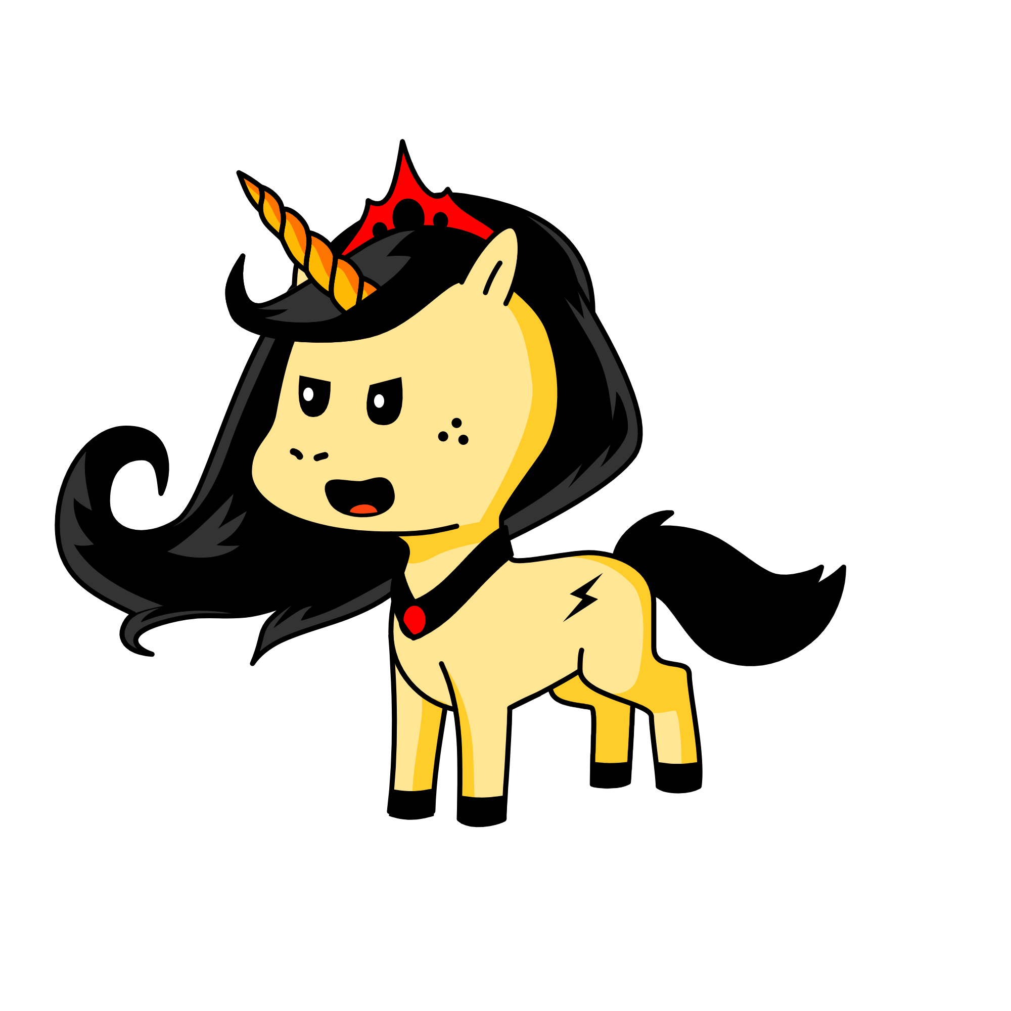Midnight, the unicorn