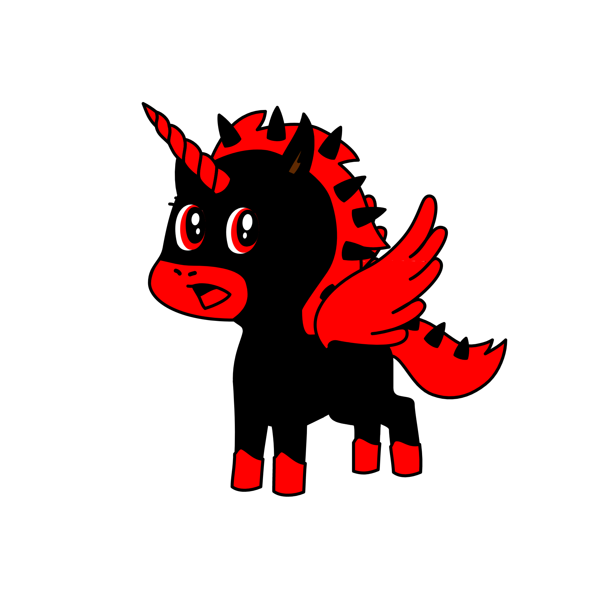 Evil, the unicorn