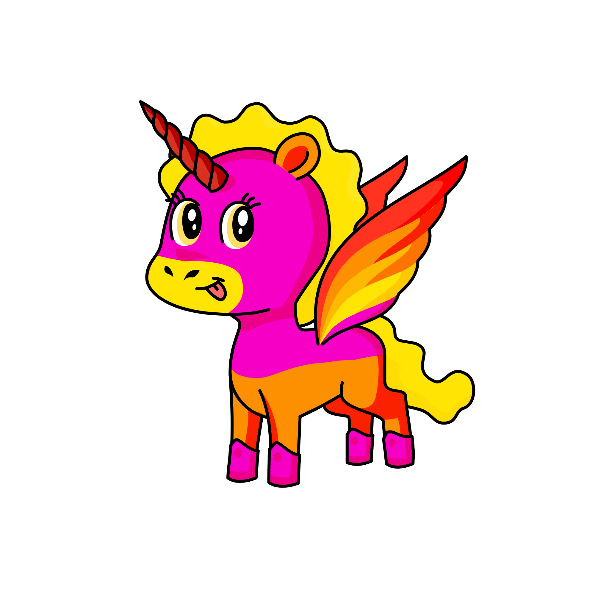 Hot, the unicorn