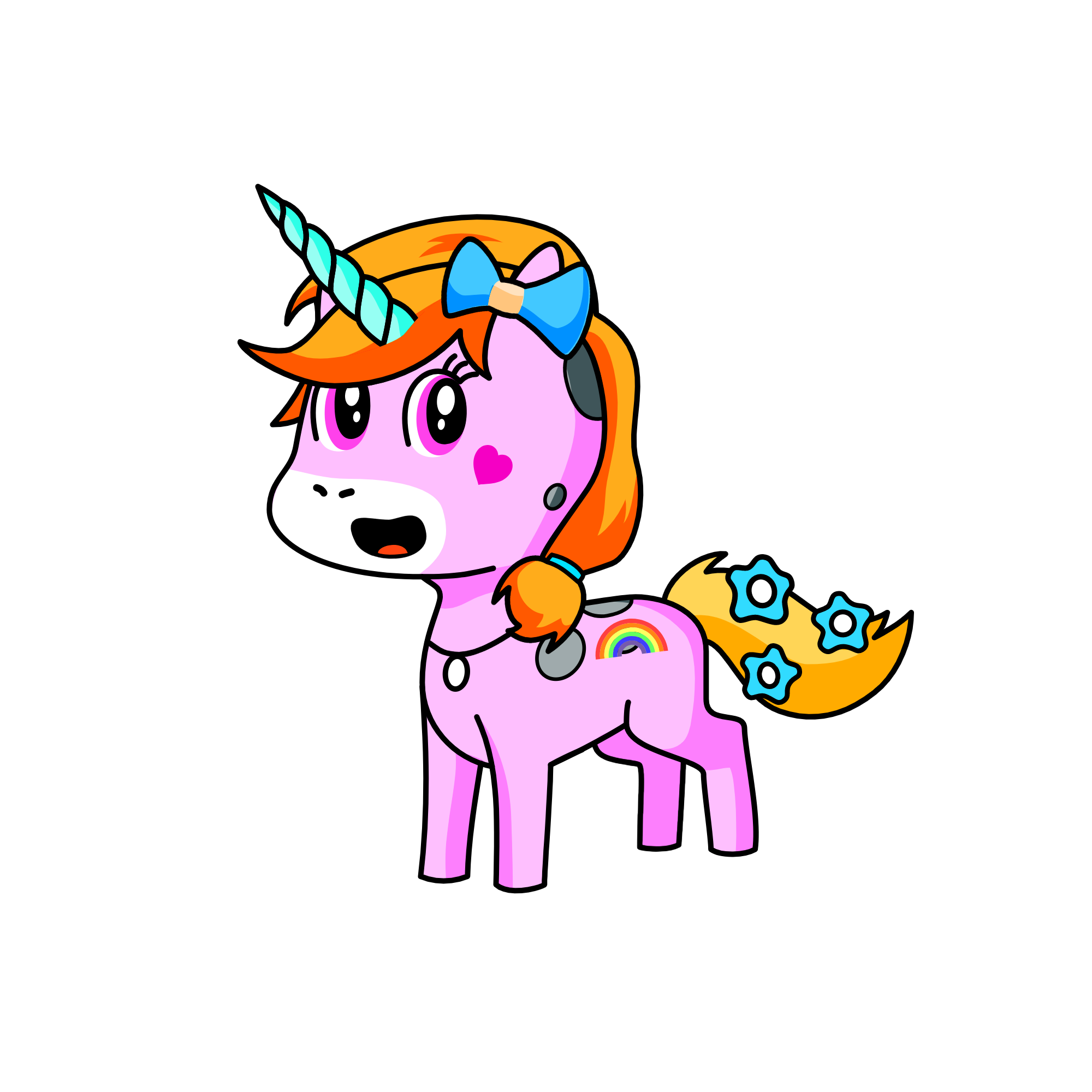 Blofy, the unicorn
