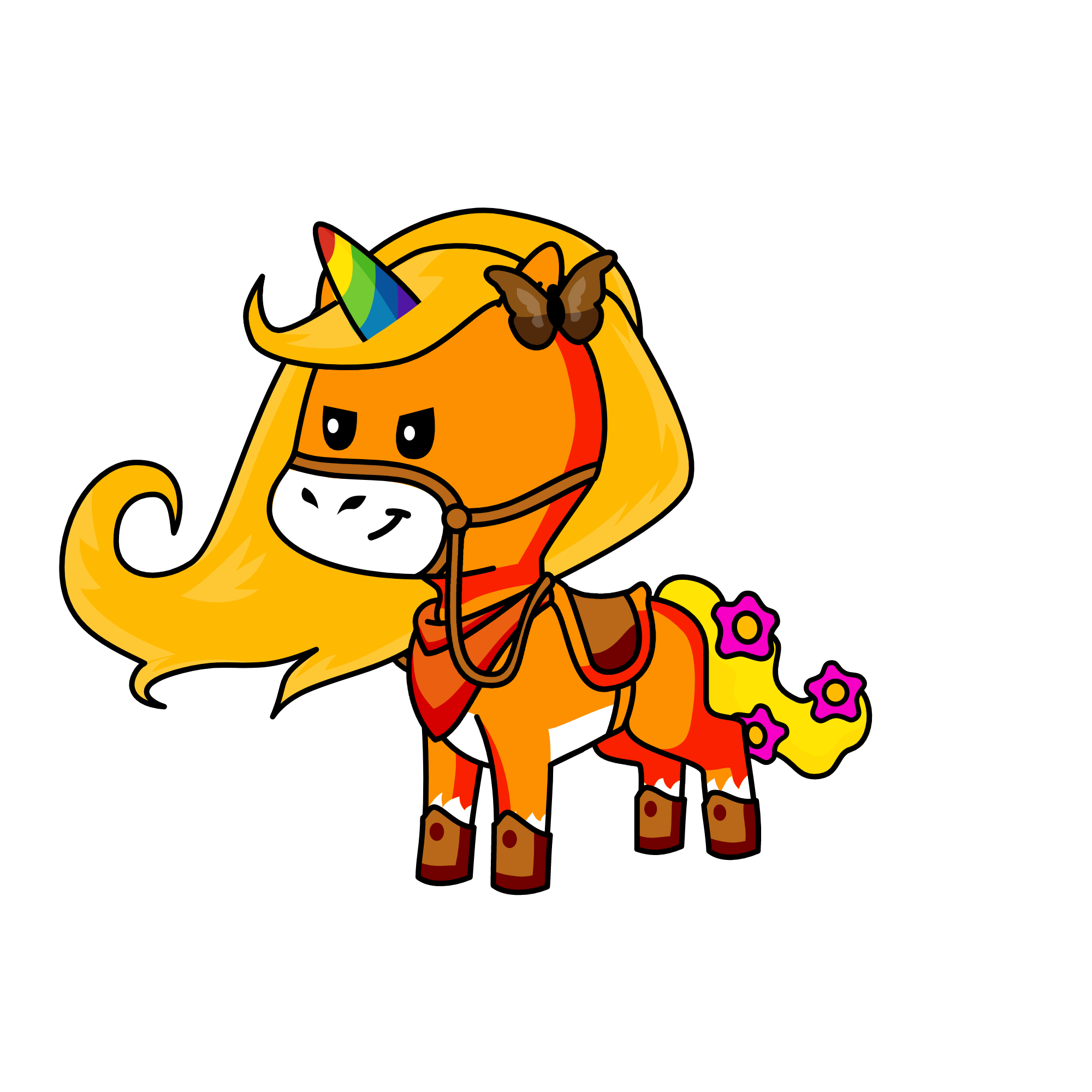 Flamemane, the unicorn