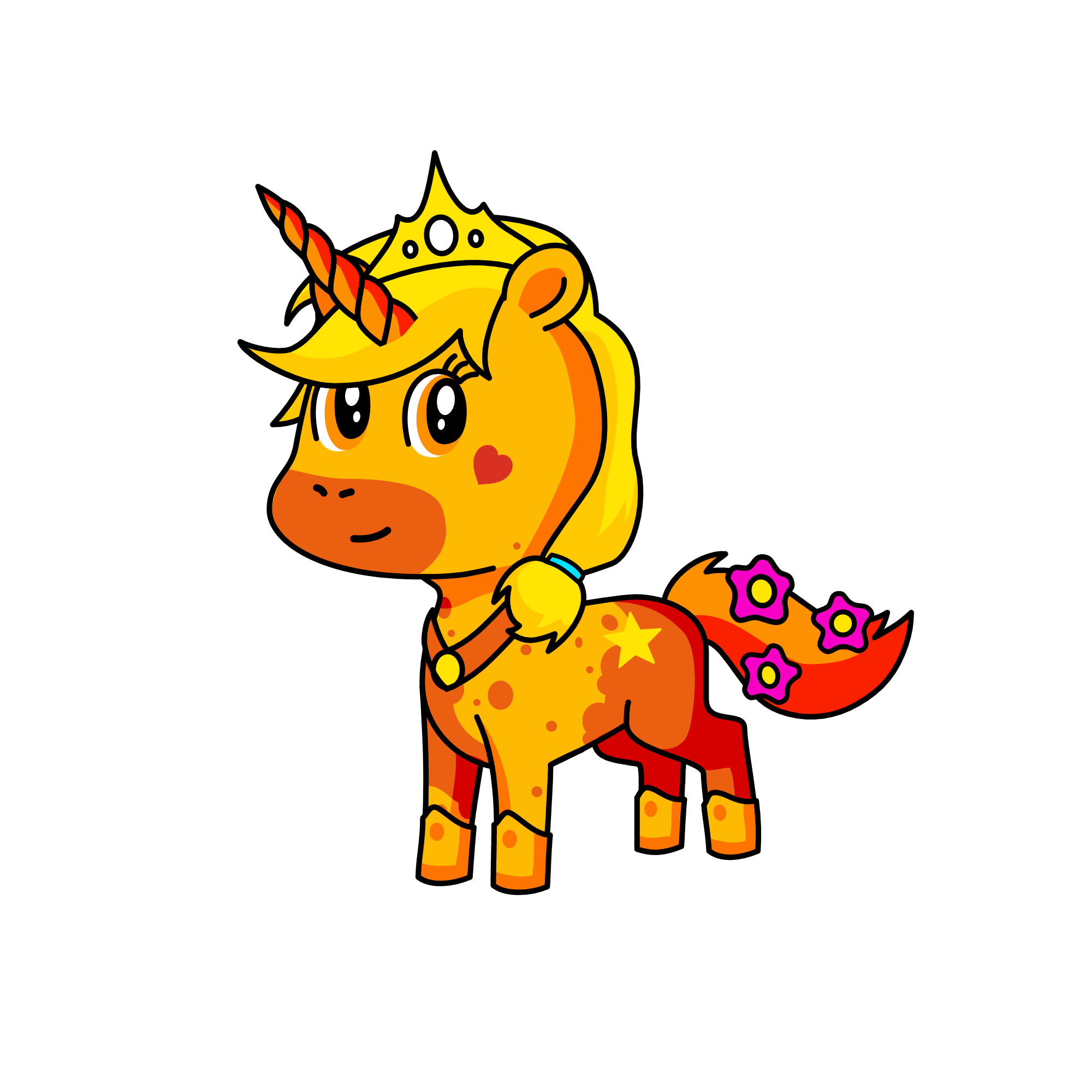 阳光公主, the unicorn