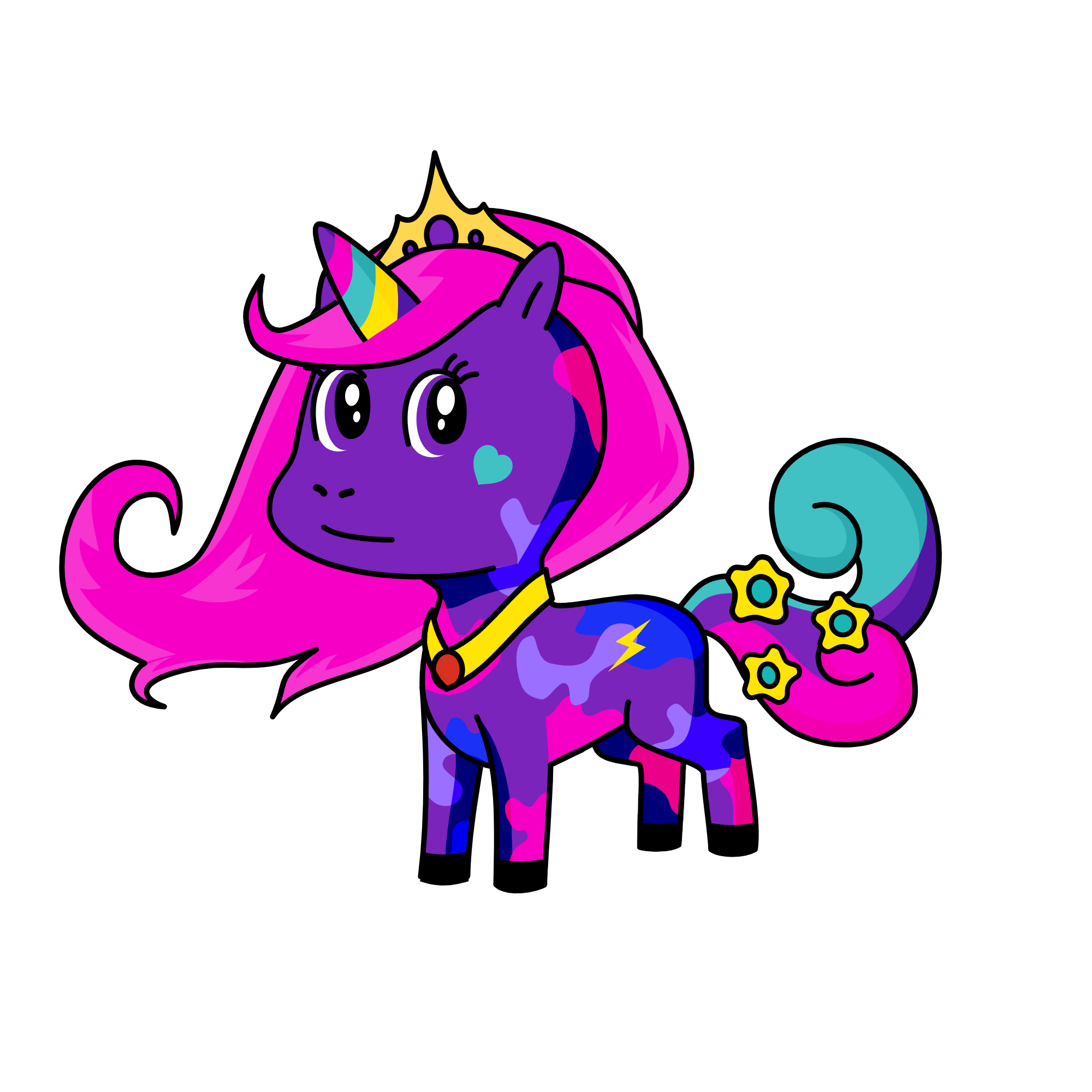 Princess Carat, the unicorn