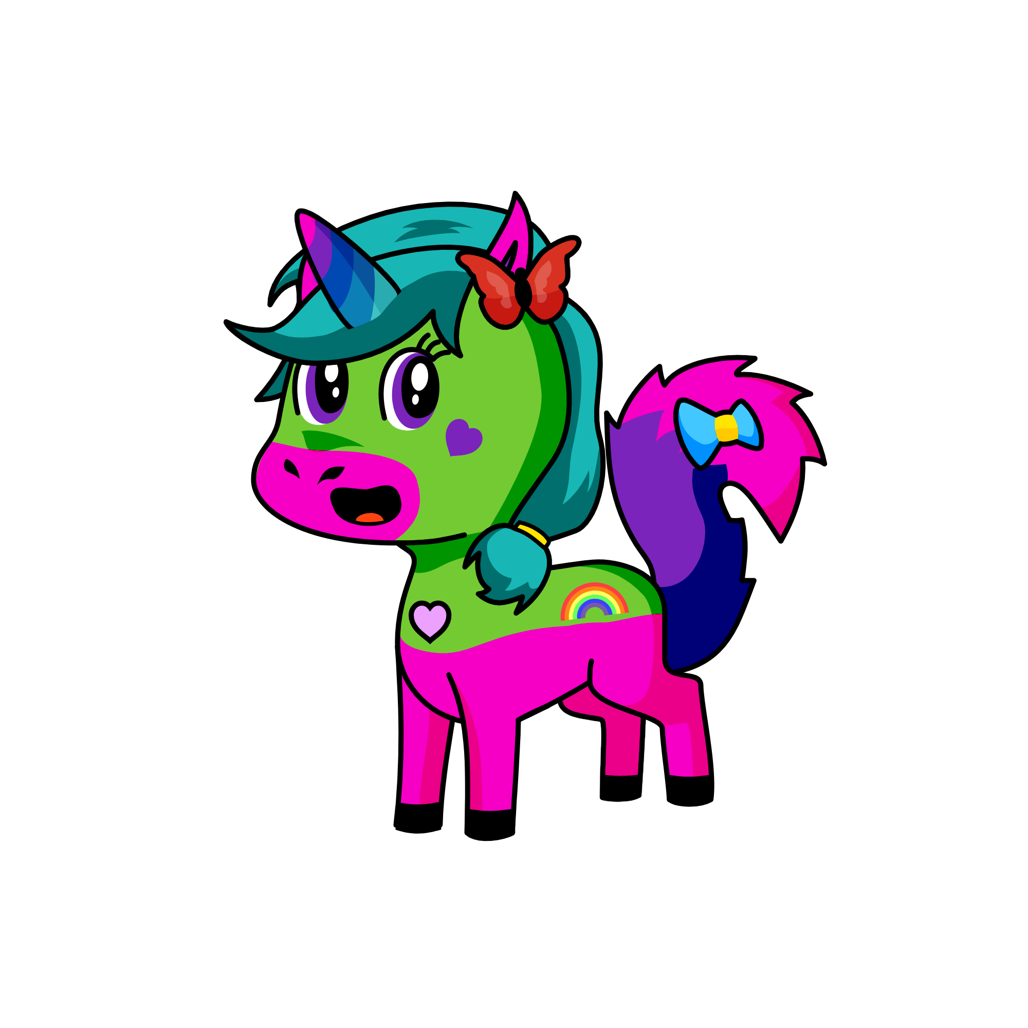America, the unicorn