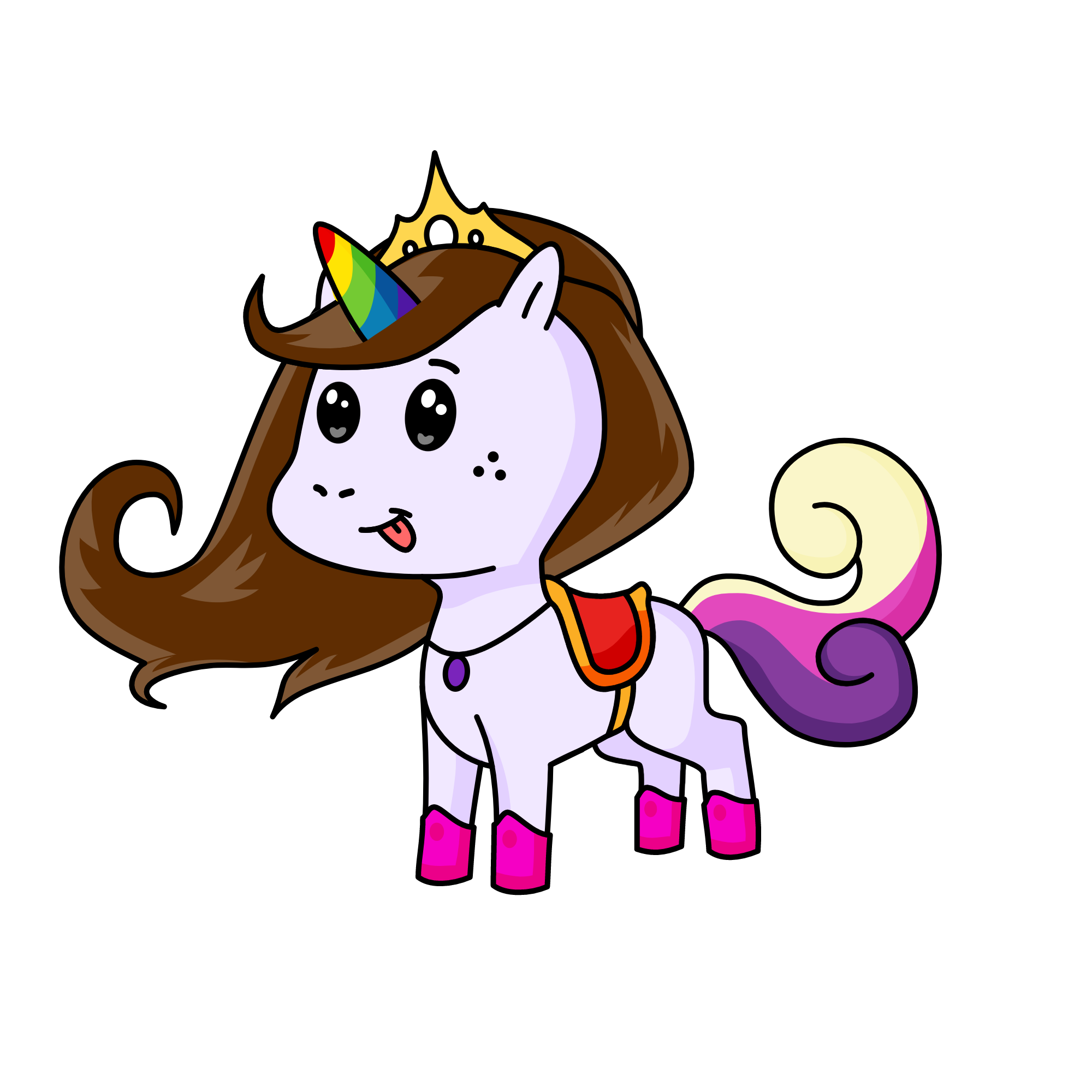 rainbow, the unicorn