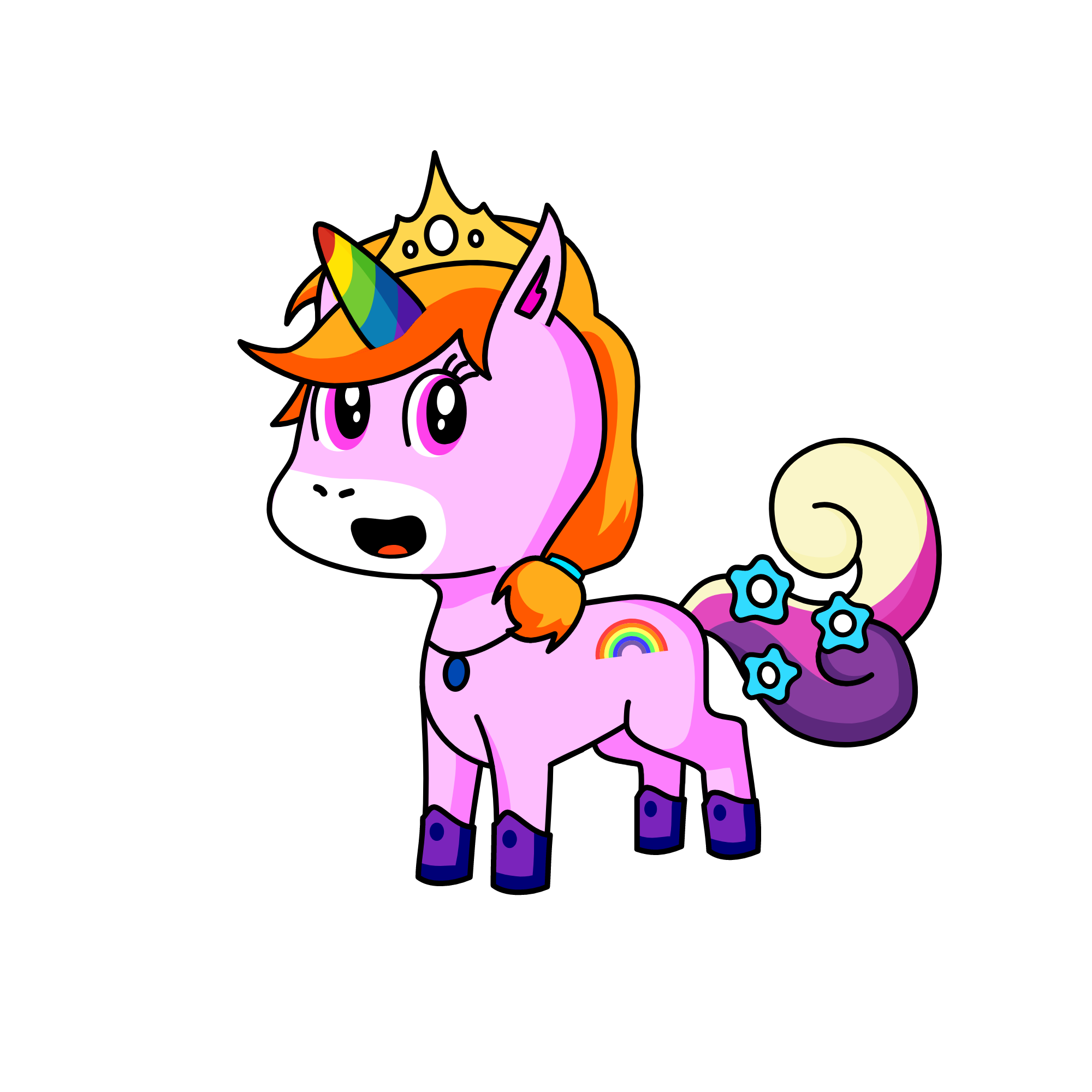 America, the unicorn
