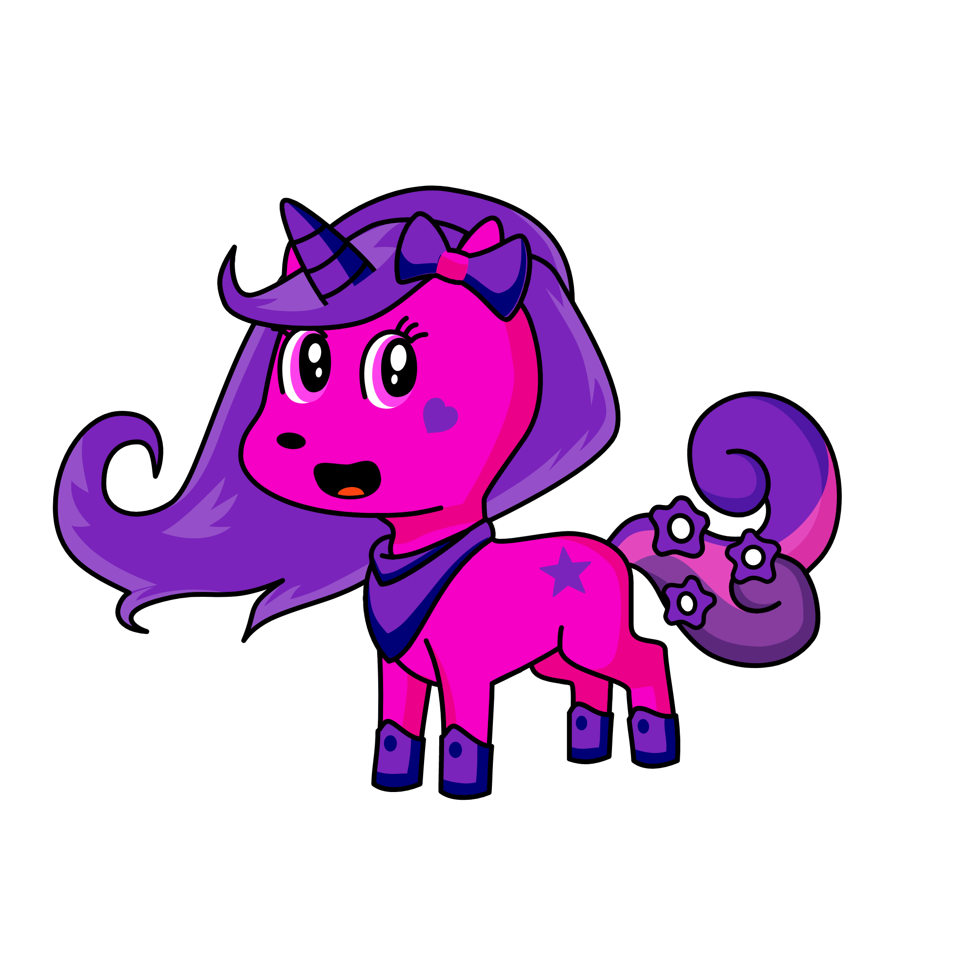 pinky, the unicorn