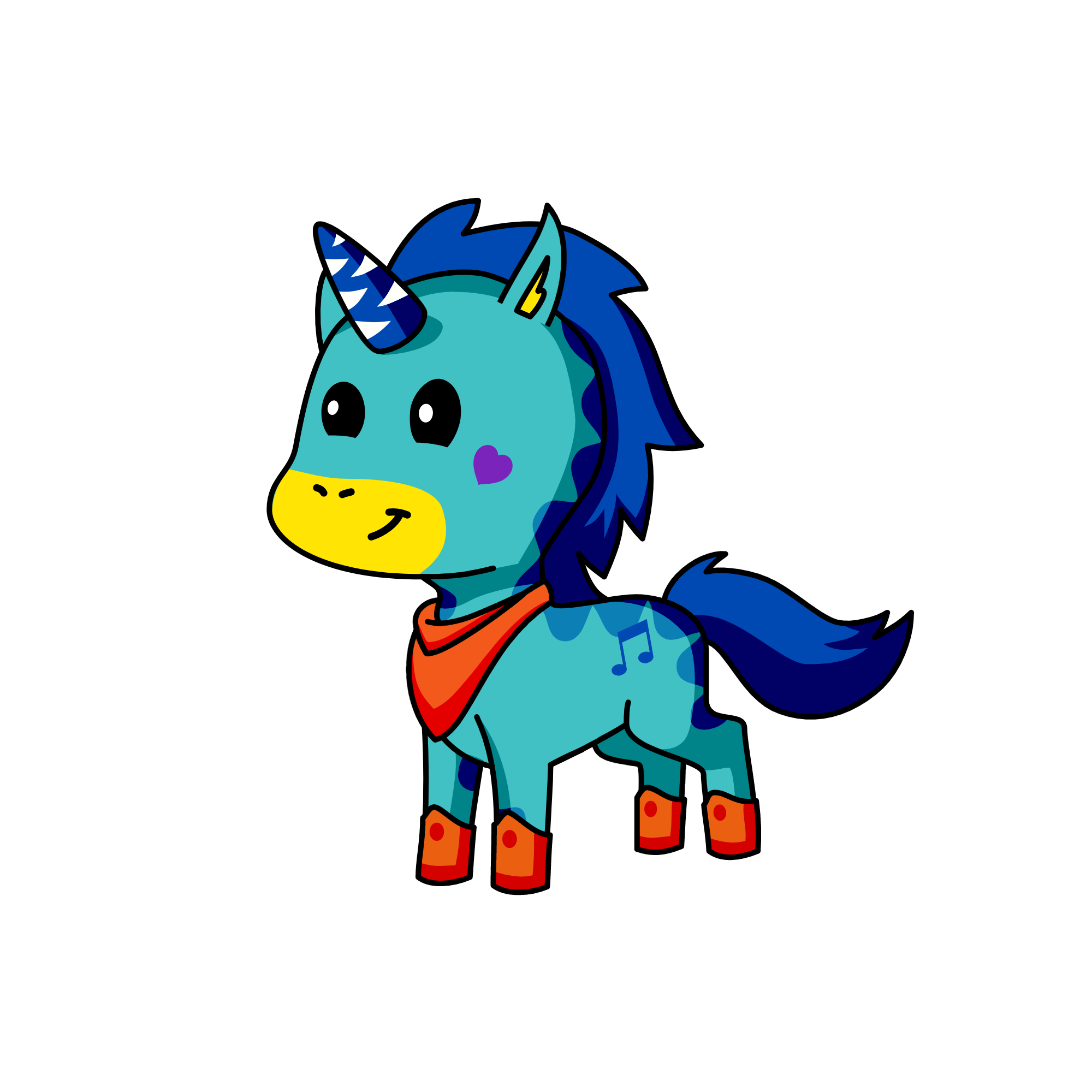 Cowboy Shady, the unicorn