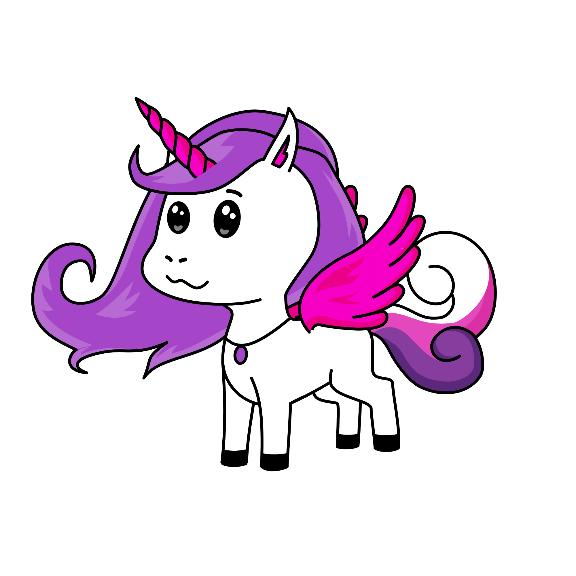 Raven, the unicorn