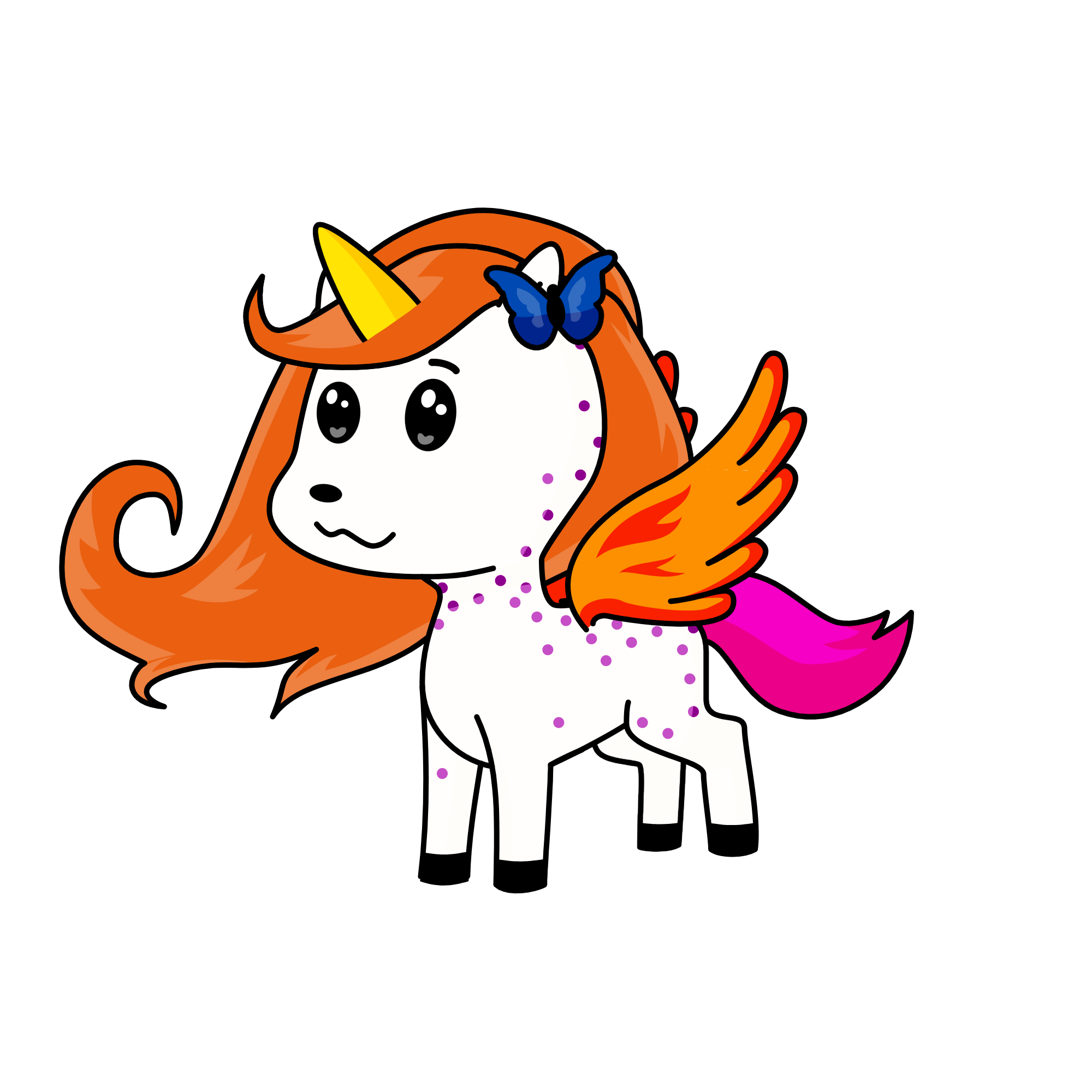 happy, the unicorn