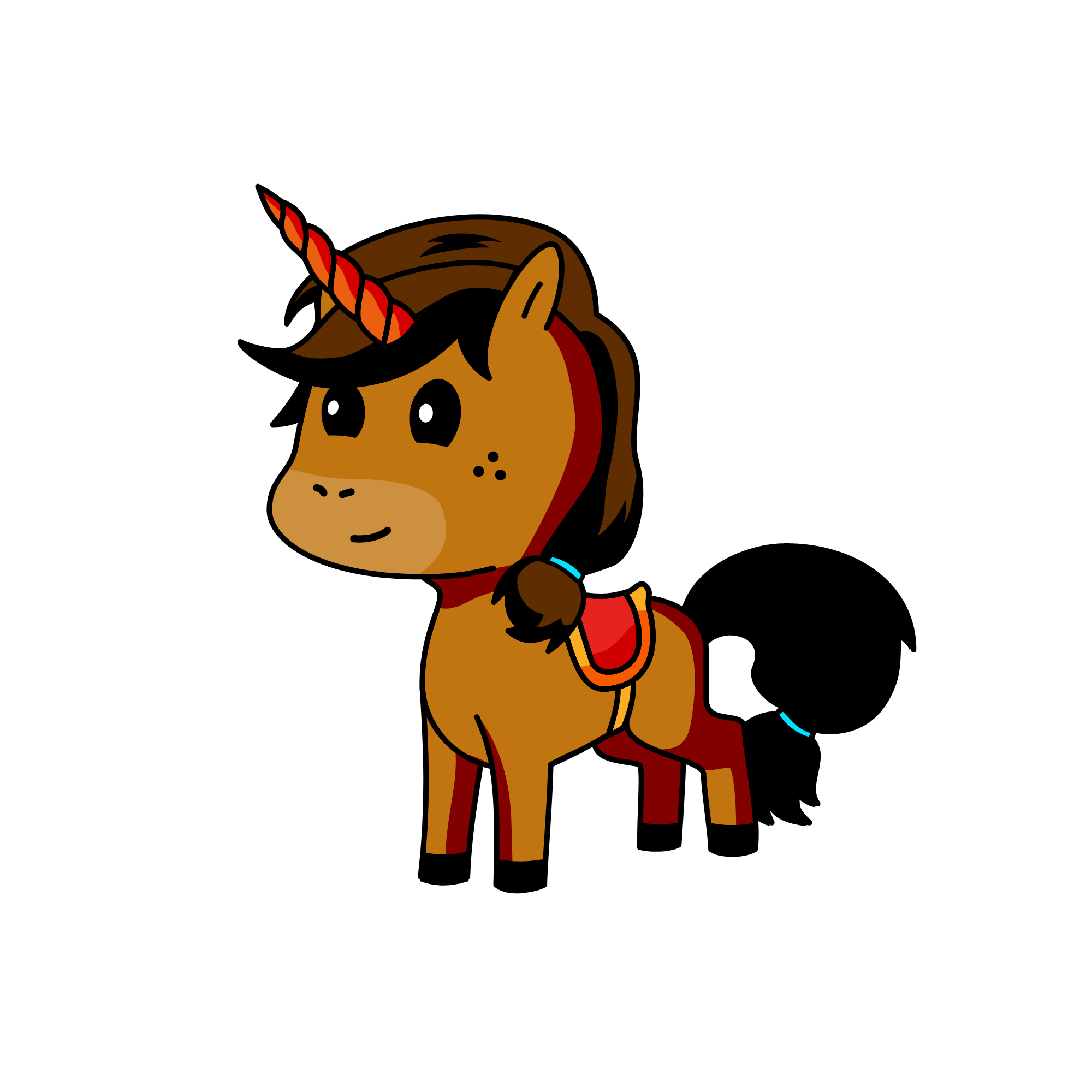 Brownie, the unicorn