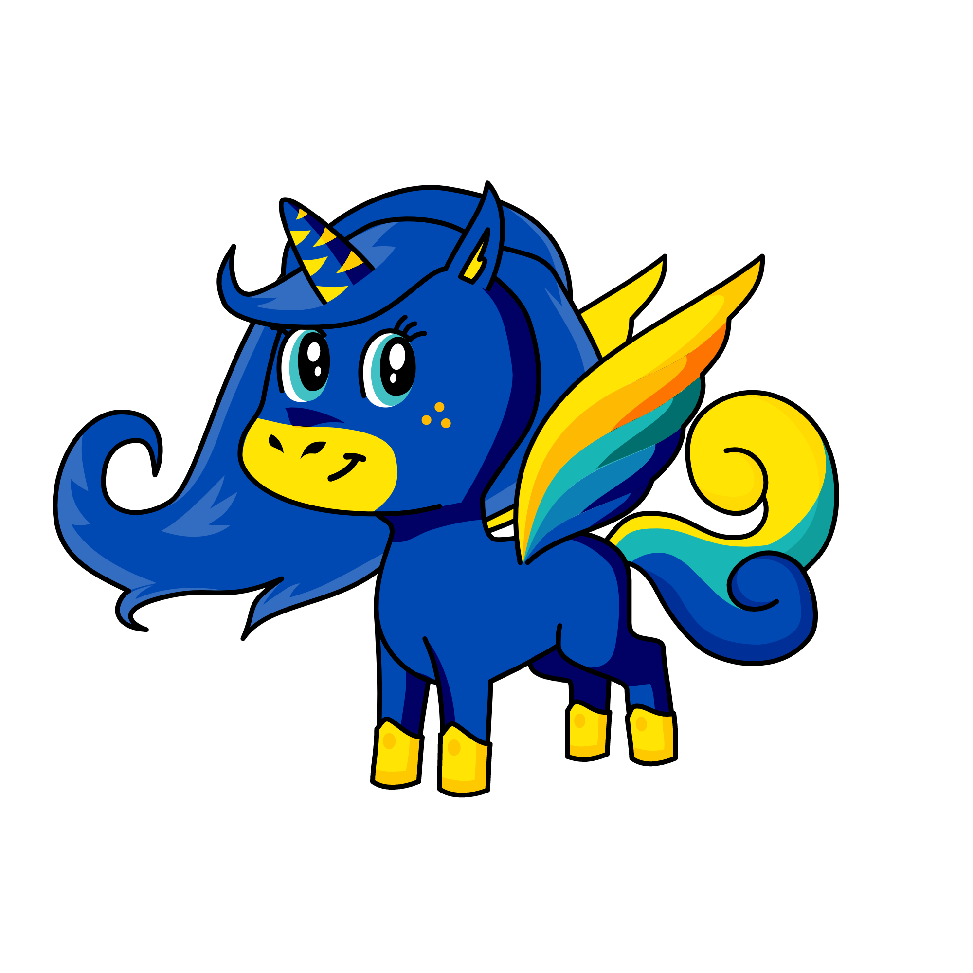 stella sun and moon princess, the unicorn