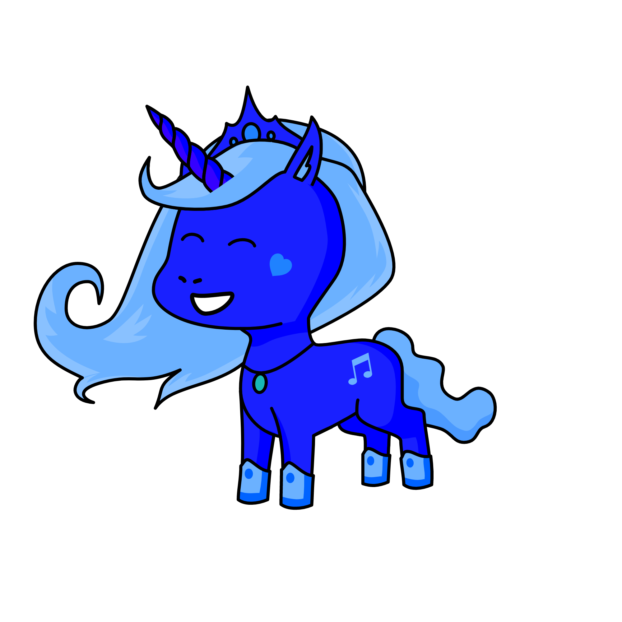 winter, the unicorn