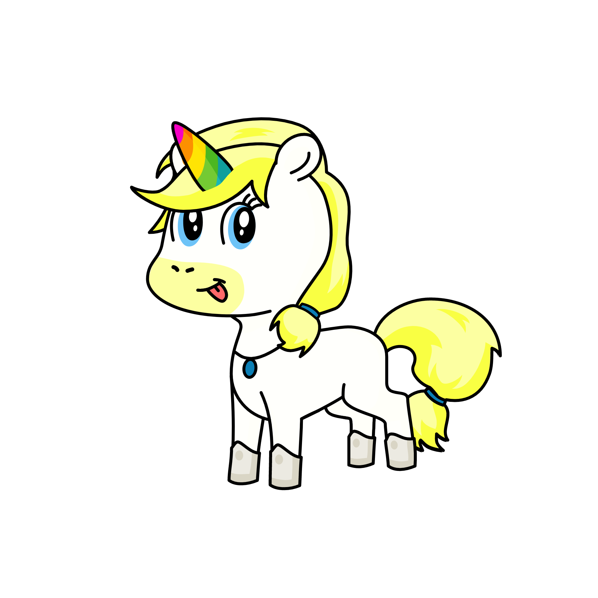 Rainy-bow, the unicorn
